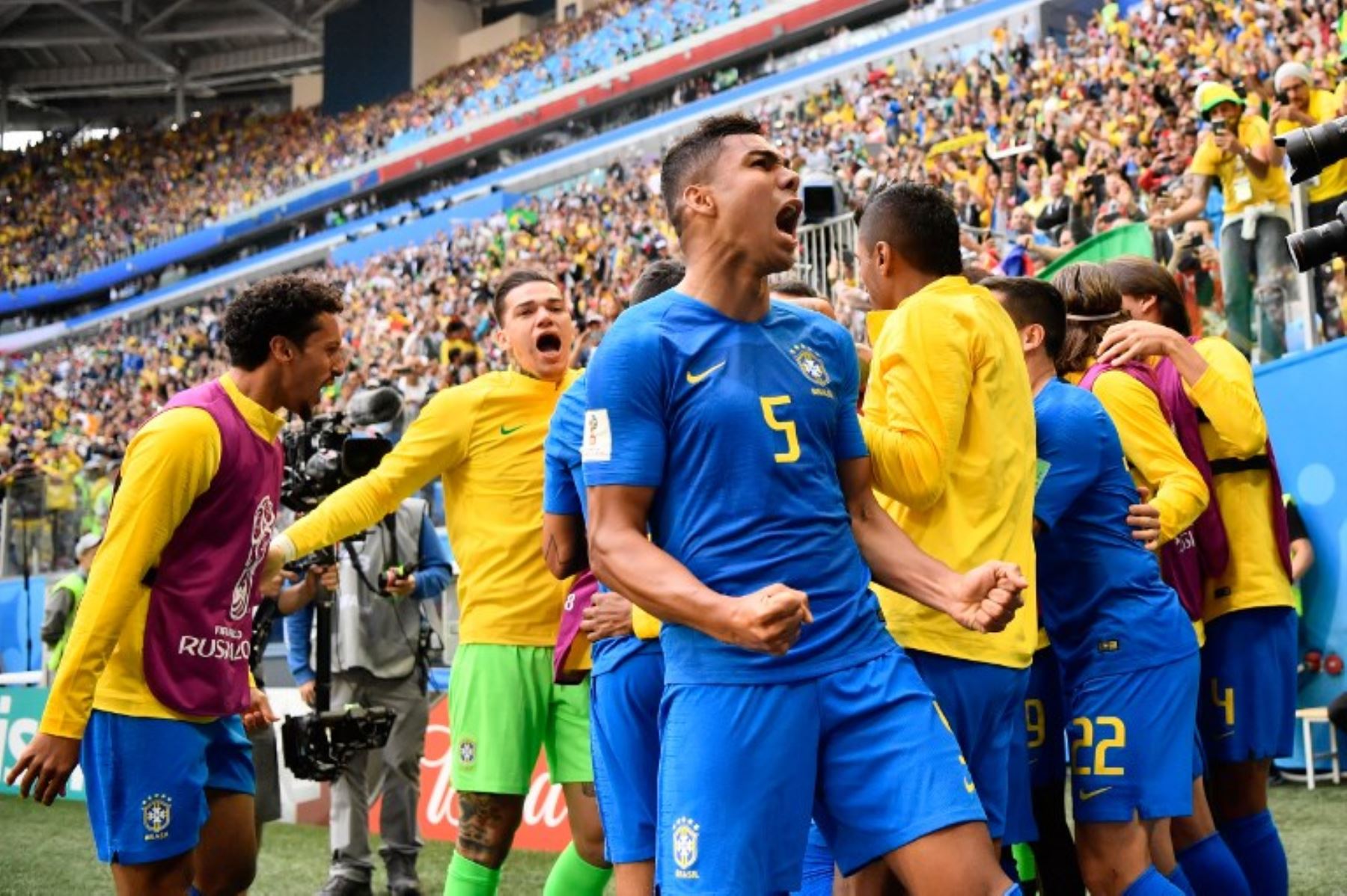 Danilo grita desaforado tras el triunfo luchado ante Costa Rica.