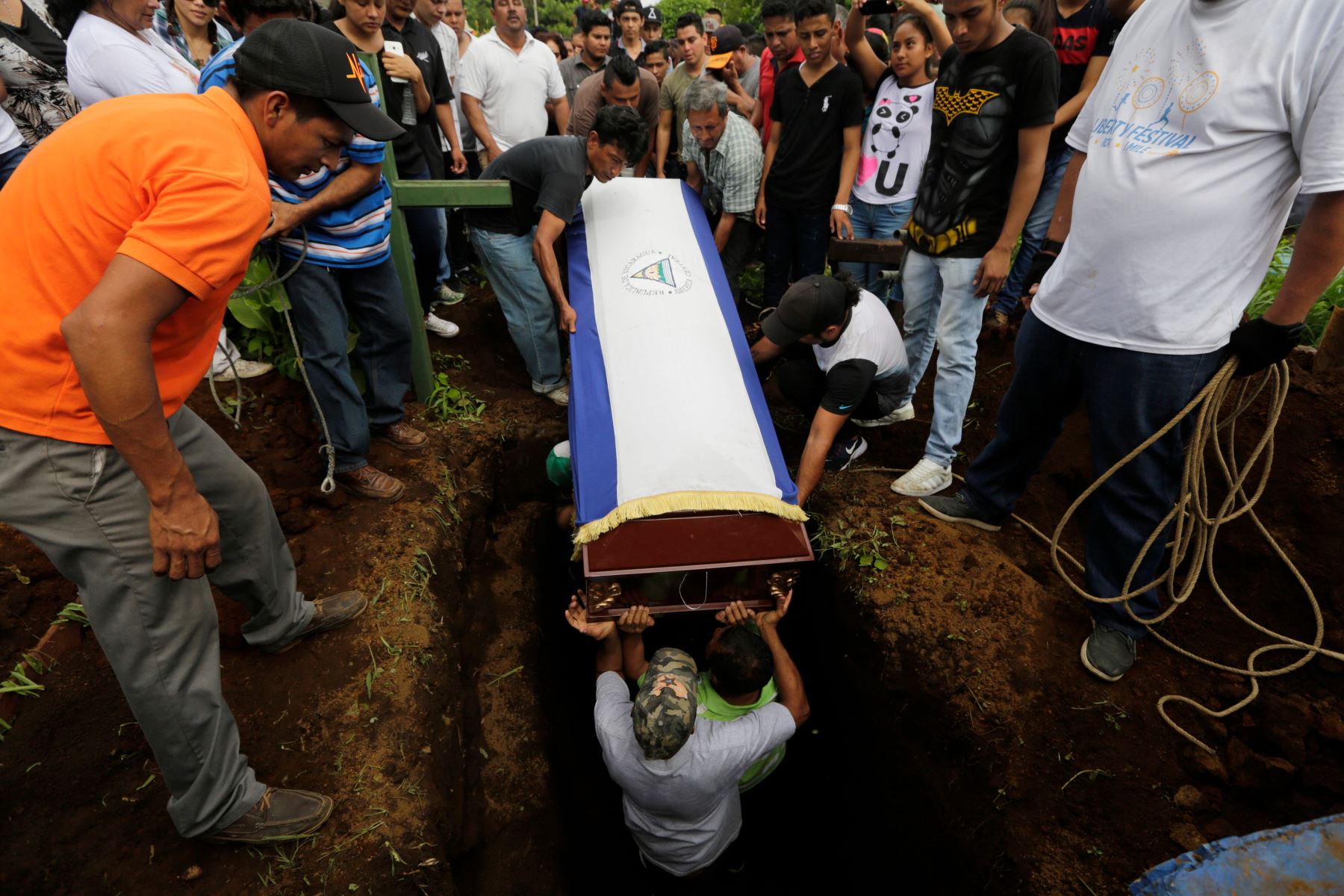 Uno de los muertos en las protestas en Nicaragua Foto: AFP