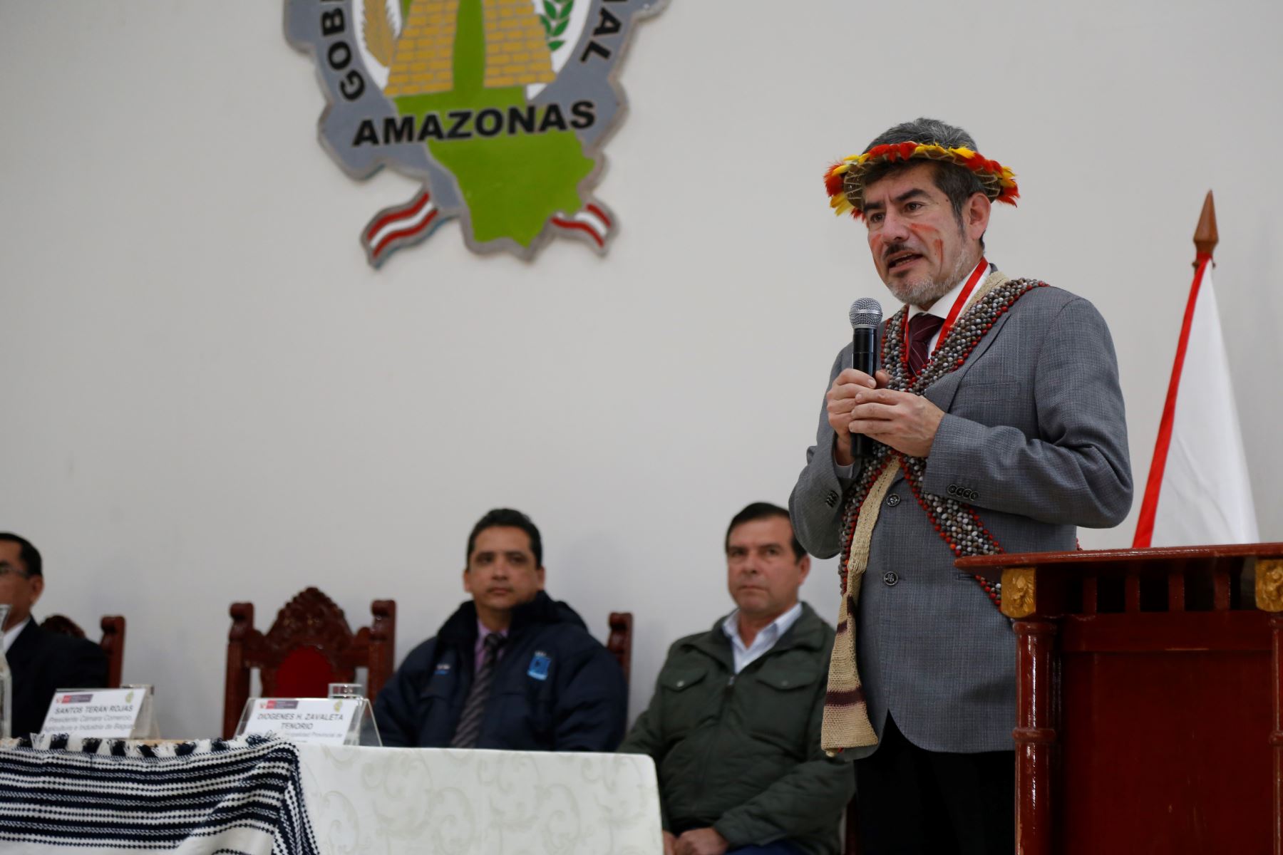 Implementación del PERX permitirá impulsar exportaciones de Amazonas, afirma ministro de Comercio Exterior y Turismo, Roger Valencia. ANDINA/Difusión