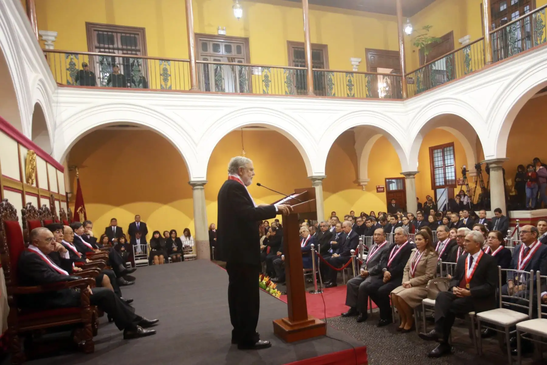 Ceremonia del  Vigésimo segundo Aniversario  Institucional del Tribunal Constitucional. Foto: ANDINA/Jhony Laurente