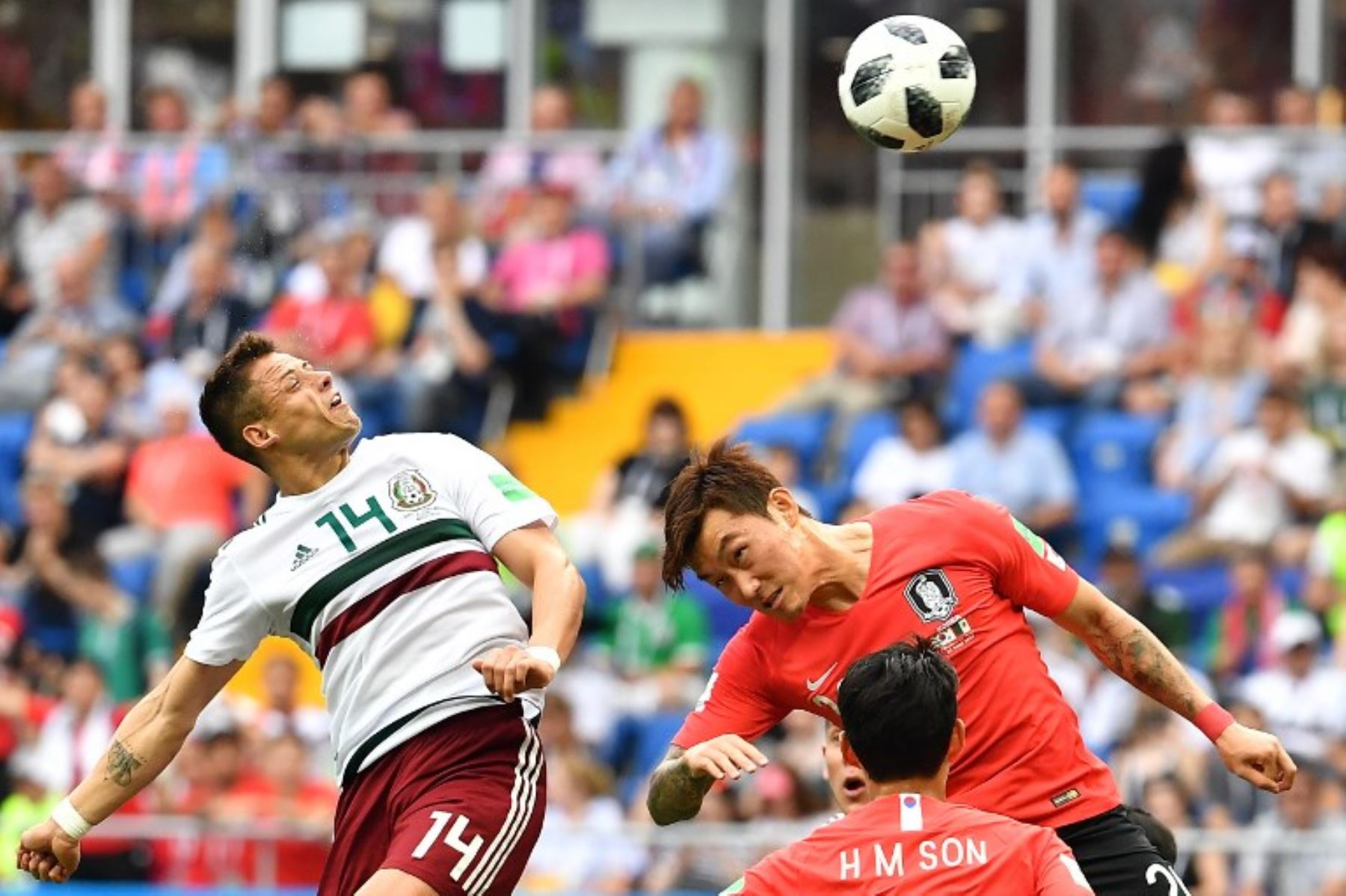 México y Corea del Sur juegan en Rostov Arena