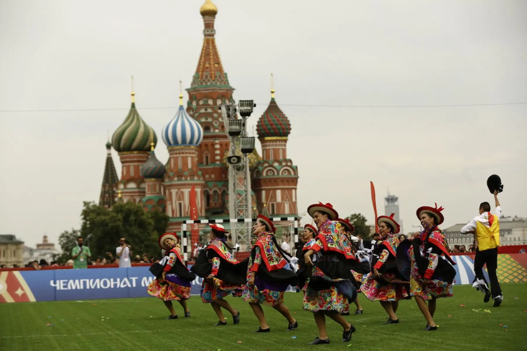 Tradiciones de nuestro país conquistan la Plaza Roja gracias a la Casa Perú, en el mundial Rusia 2018. Foto: ANDINA/Mincetur