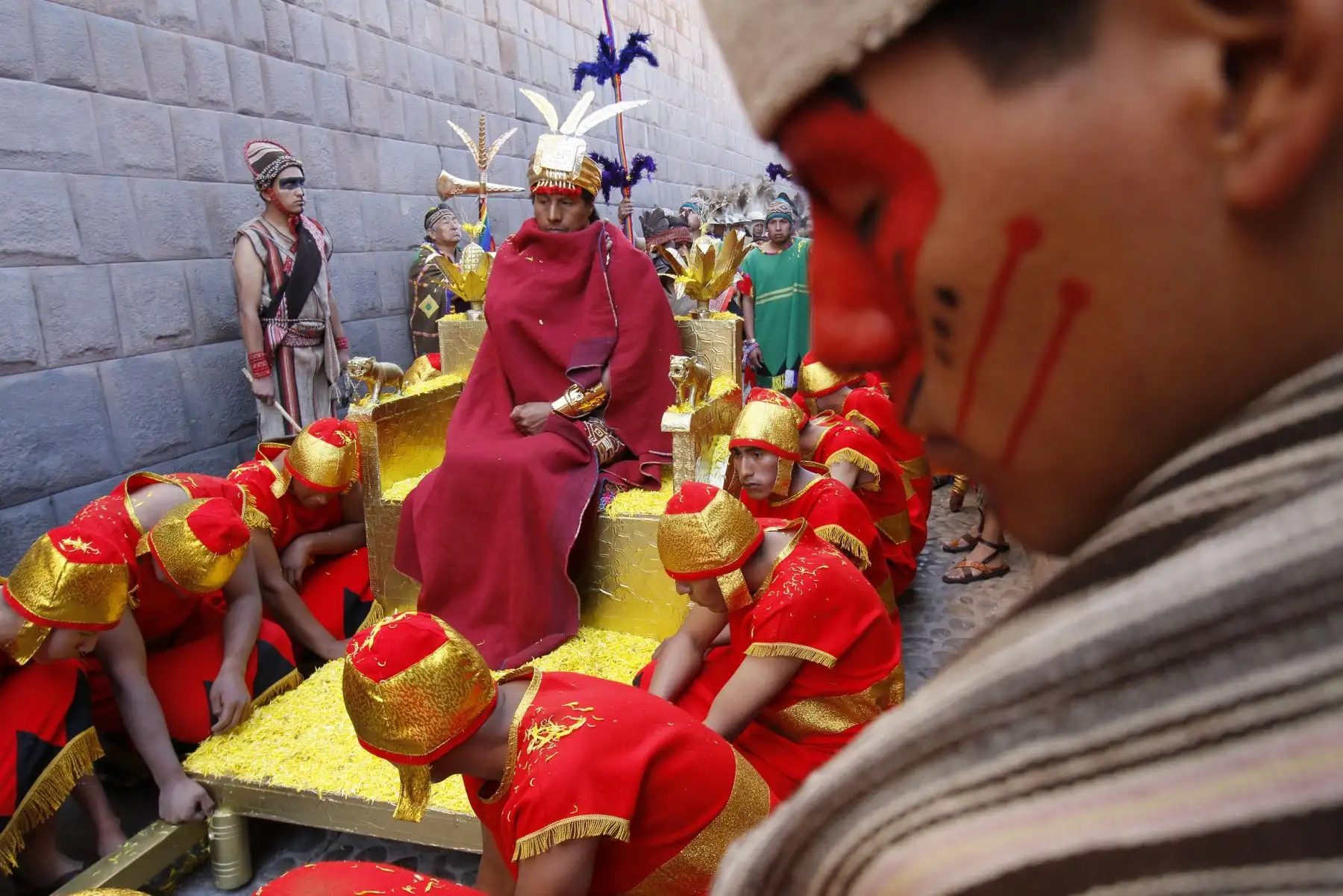 Inti Raymi o “fiesta del Sol” festividad religiosa más importante durante el tiempo de los Incas, en la ciudad del Cuzco.Foto: ANDINA/ Cortesia Percy Hurtado