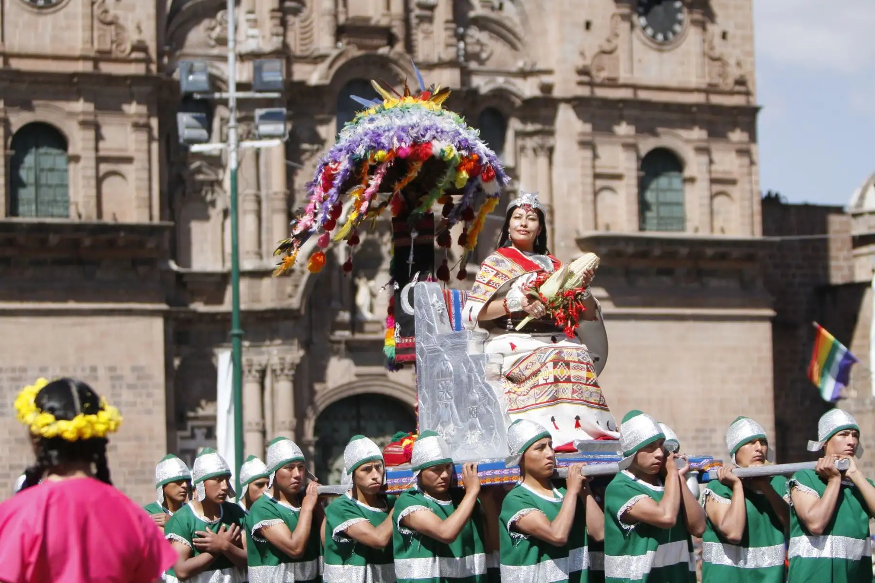 Inti Raymi o “fiesta del Sol” festividad religiosa más importante durante el tiempo de los Incas, en la ciudad del Cuzco.Foto: ANDINA/ Cortesia Percy Hurtado