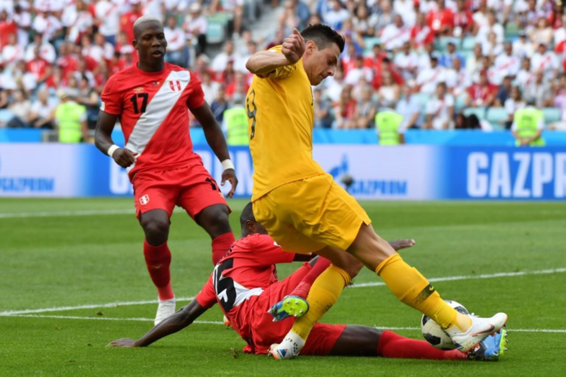 Perú juega ante Australia en sochi