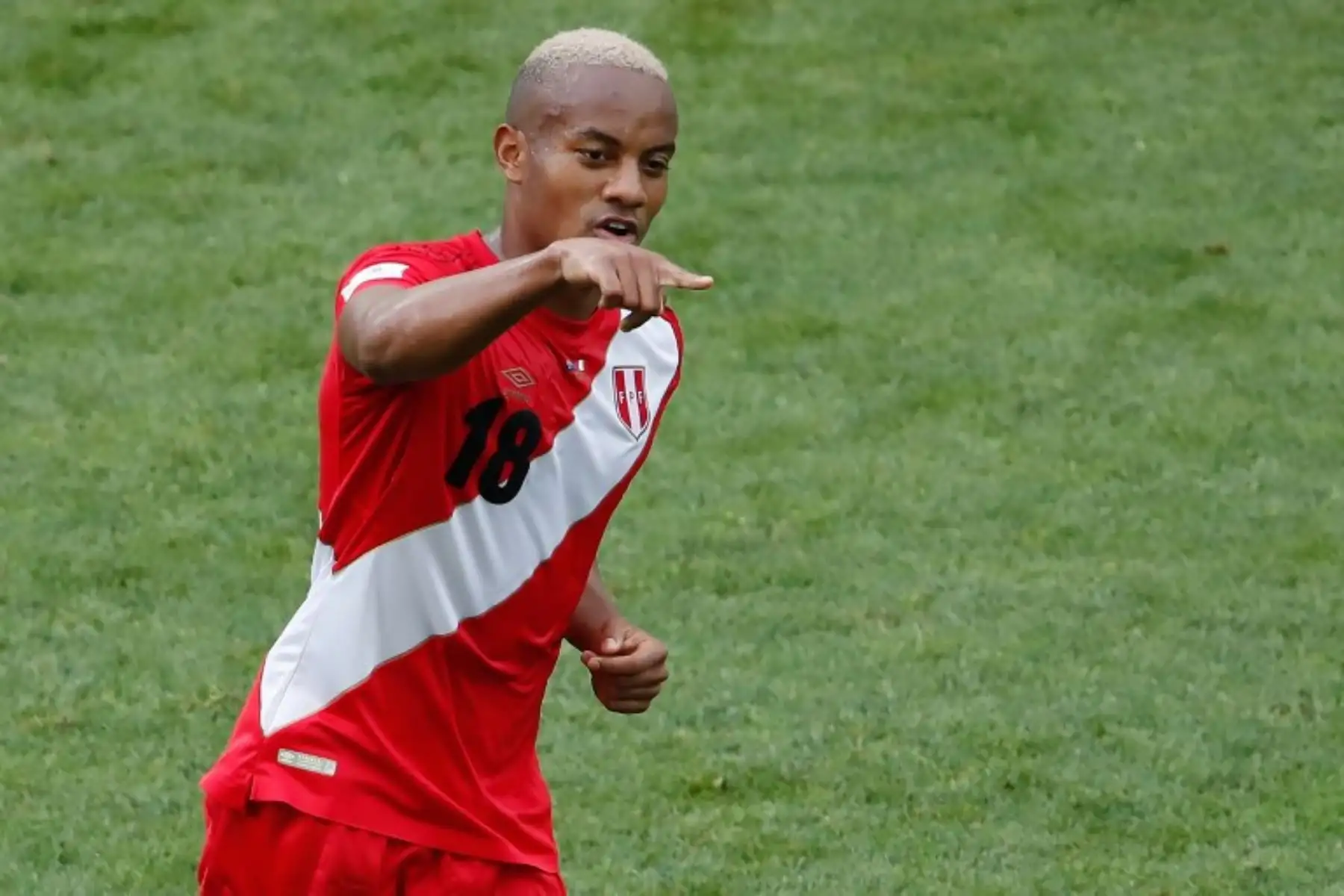 André Carrillo fue el autor del gol peruano del triunfo (1-0) ante Australia