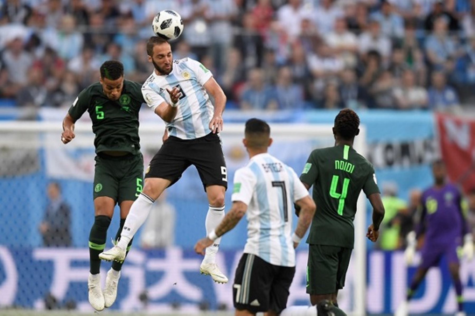 Argentina juega con Nigeria en San Petersburgo