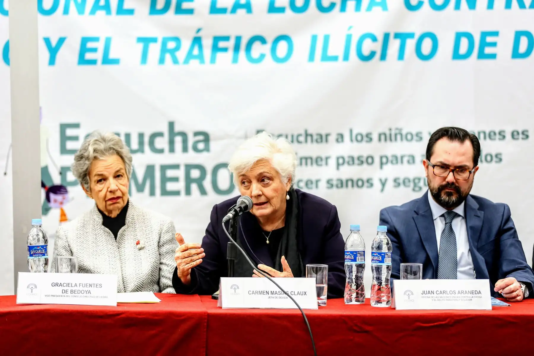 CEDRO celebra 32 años de lucha contra las drogas. Foto: ANDINA/Luis Iparraguirre