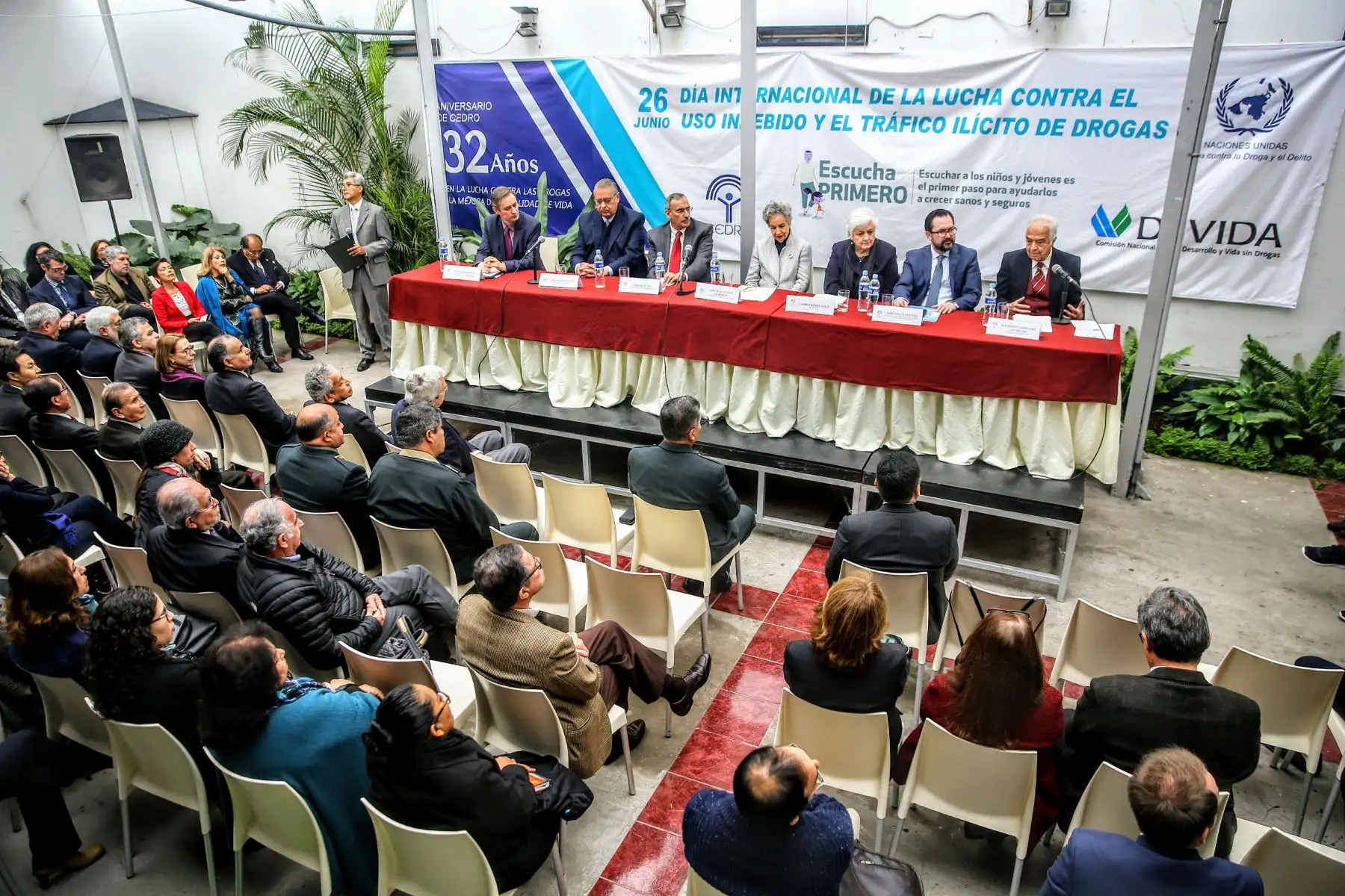CEDRO celebra 32 años de lucha contra las drogas. Foto: ANDINA/Luis Iparraguirre