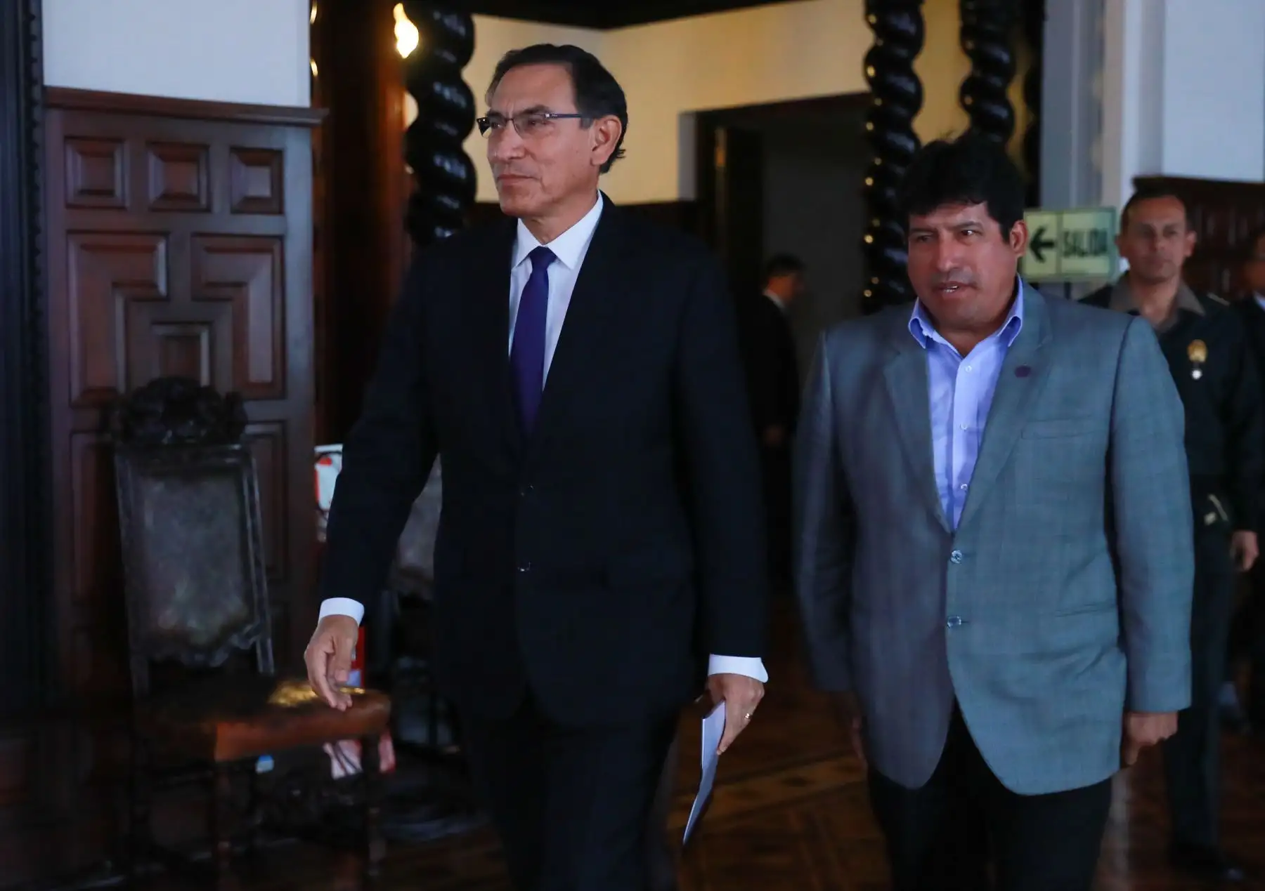 El Presidente de la República, Martín Vizcarra, hace un pronunciamiento sobre lucha anticorrupción. El Presidente de la República, Martín Vizcarra, hace un pronunciamiento sobre lucha anticorrupción. Foto: ANDINA/Prensa Presidencia.