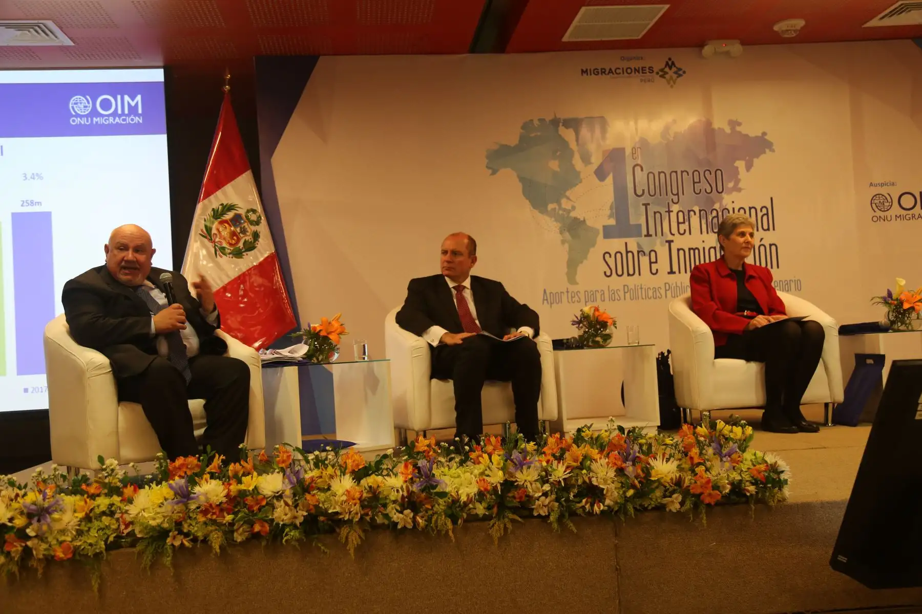 27/06/2018   Primer Congreso Internacional sobre Inmigración: Problemática migratoria venezolana debe abordarse de manera regional. Foto: ANDINA/Difusión