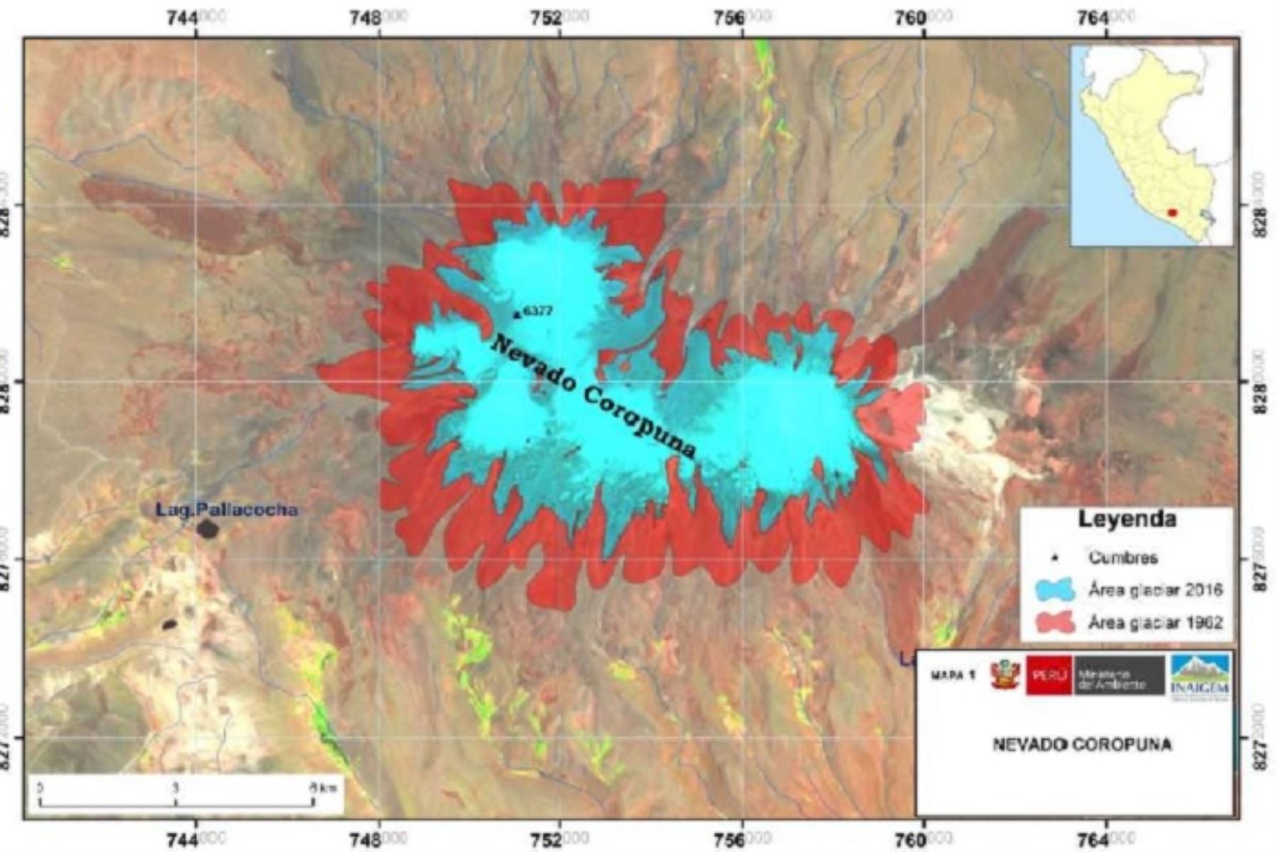 Arequipa: Inaigem inicia expedición científica al volcán Coropuna