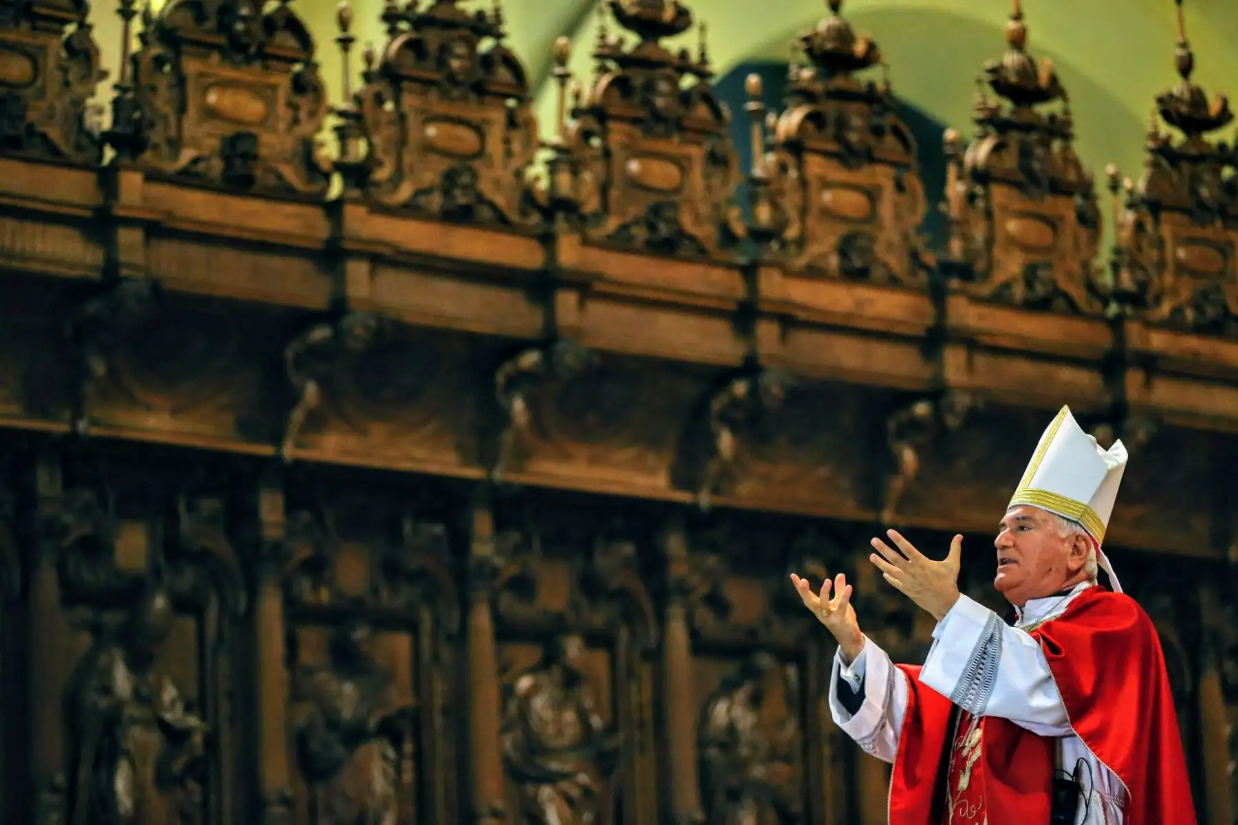 Misa en La Catedral de Lima por el día de San Pedro y San Pablo. Foto: ANDINA/Luis Iparraguirre