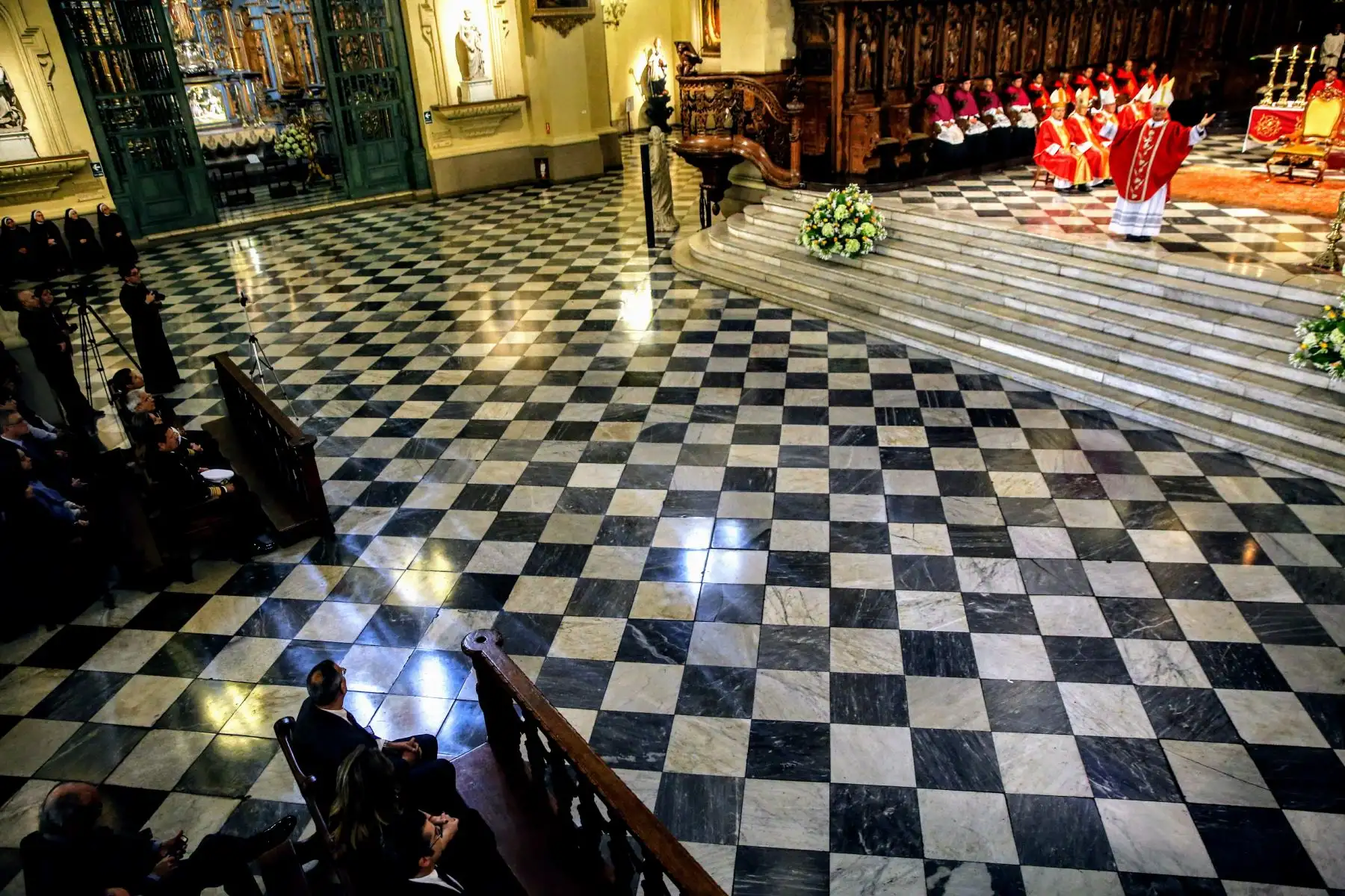 Misa en La Catedral de Lima por el día de San Pedro y San Pablo. Foto: ANDINA/Luis Iparraguirre