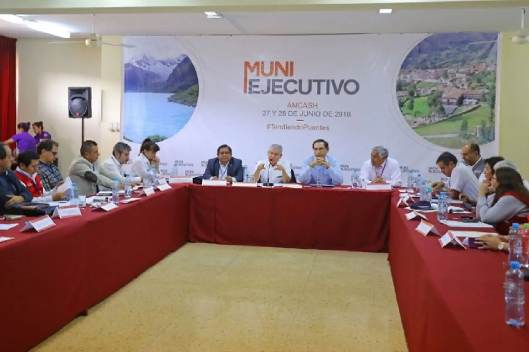 El presidente Martín Vizcarra destacó el desarrollo de los Muni Ejecutivo. ANDINA/Difusión