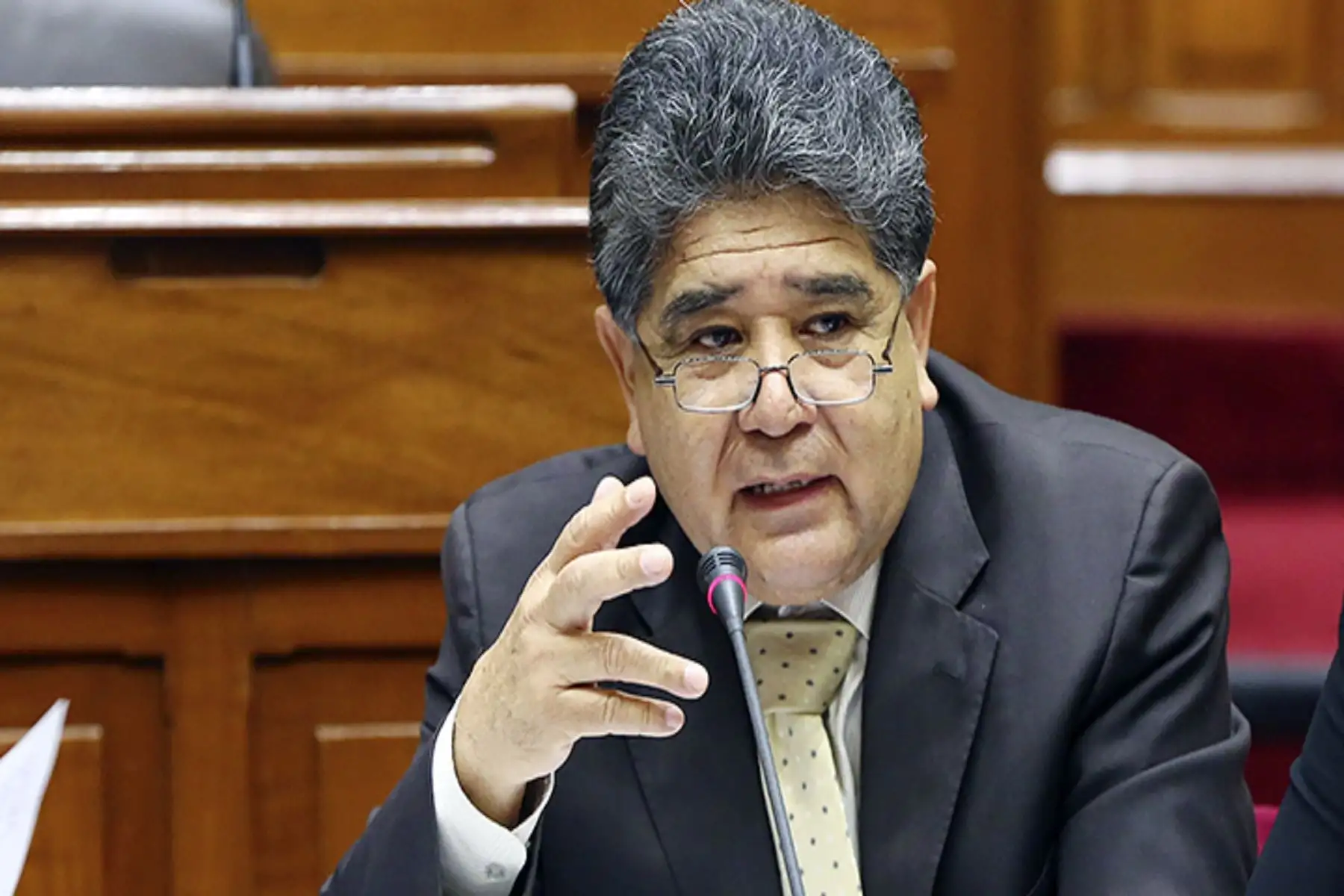 Congresista Freddy Sarmiento.