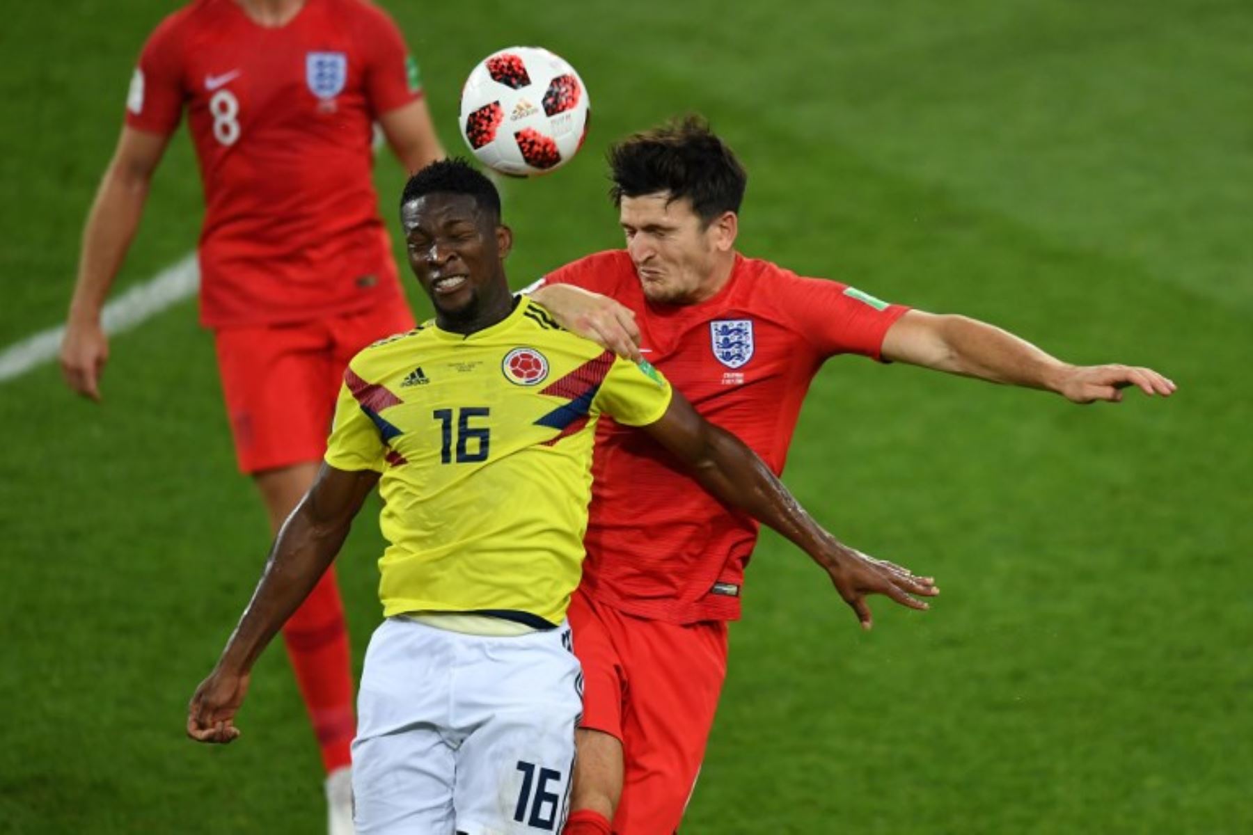 Colombia e Inglaterra juegan en el estadio de Spartak de Moscú el último partido de los octavos de final