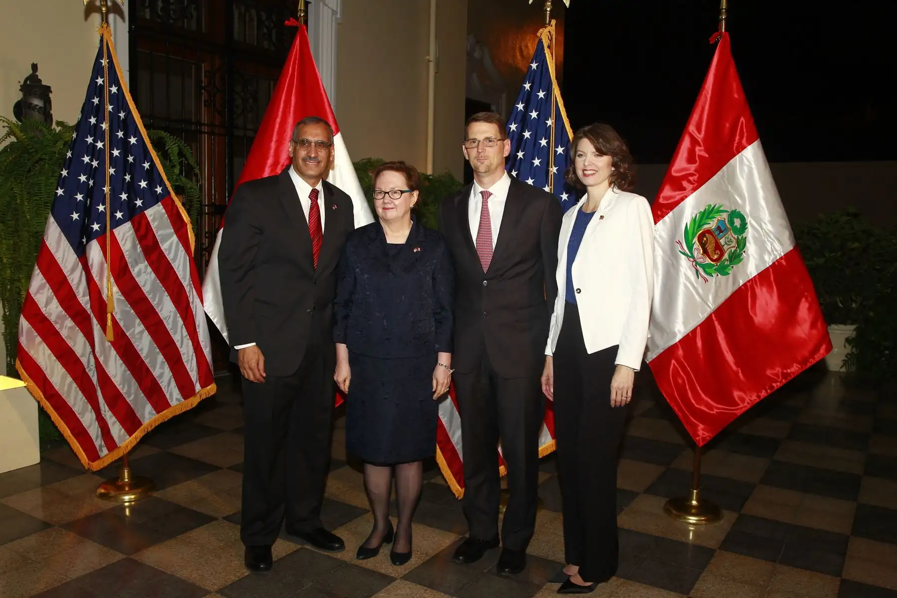 El Embajador de EEUU en el Perú, Krishna R. Urs participa de la celebración por el 242 Aniversario de la Independencia de los EE UU. Foto - ANDINA/Eddy Ramos.