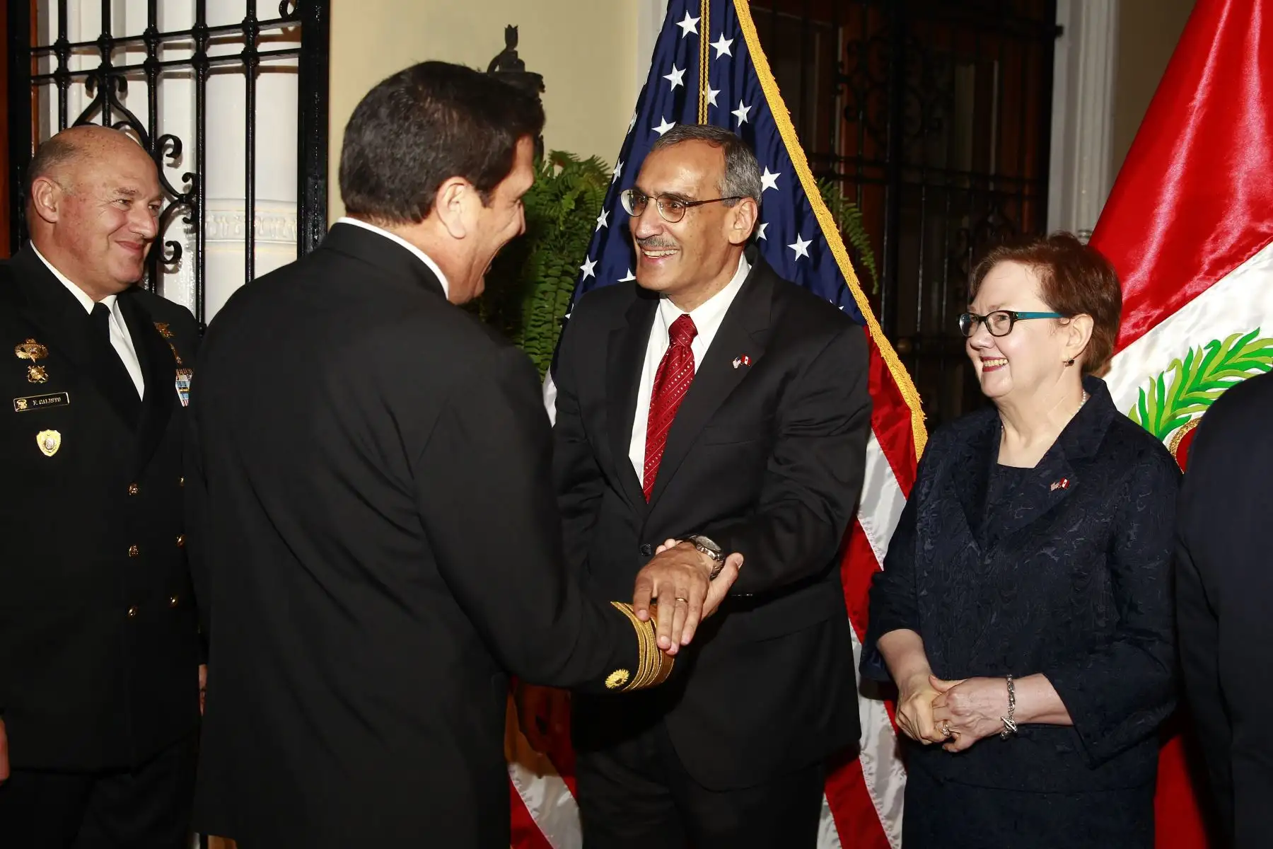 Embajador de EEUU en el Perú, Krishna R. Urs recibe los saludos por el 242 aniversario de la independencia de los EEUU. Foto - ANDINA/Eddy Ramos.