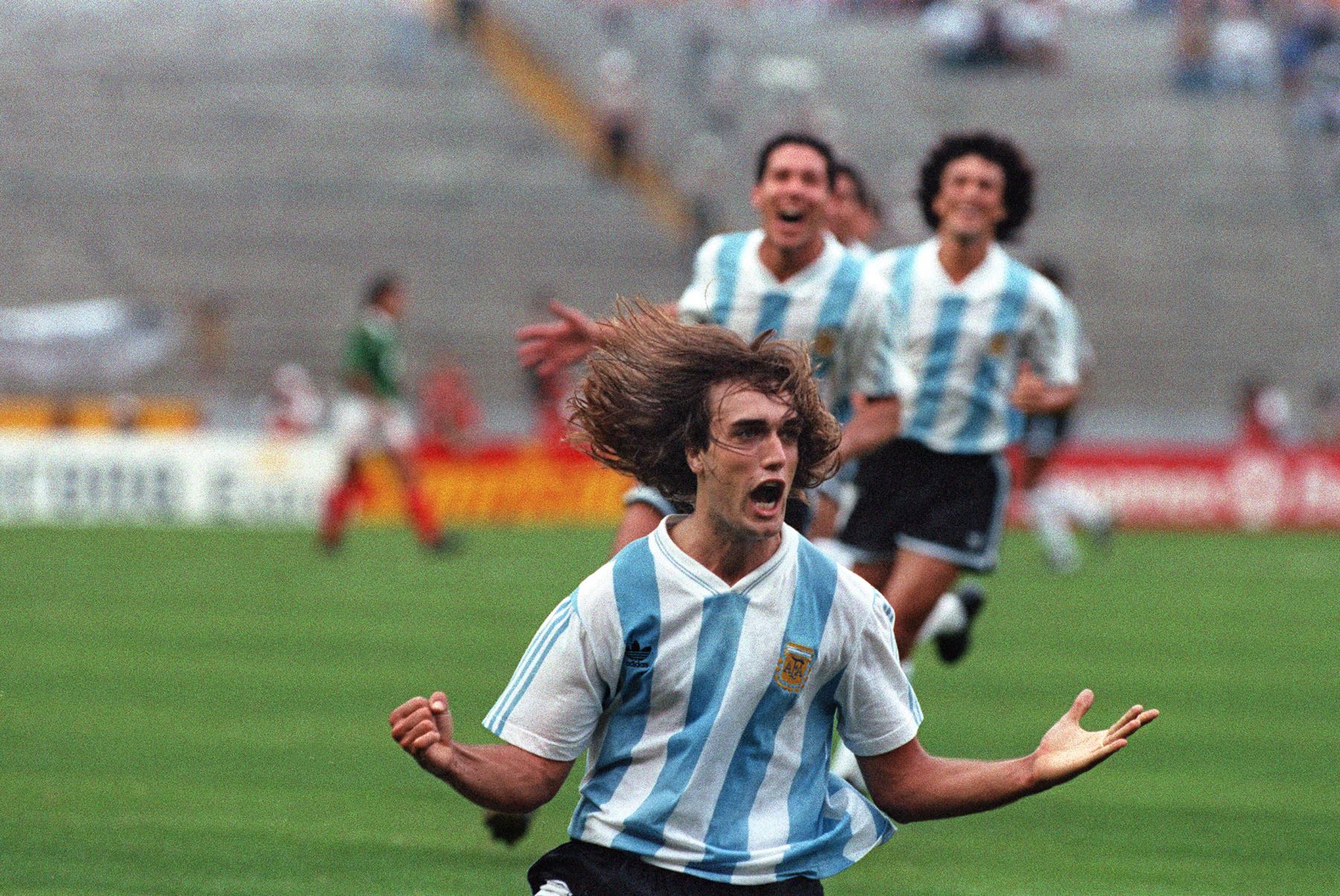 Gabriel Batistuta – Argentina. 10 goles en 12 partidos. Participó en los mundiales de 1994, 1998 y 2002. Foto: ANDINA/AFP