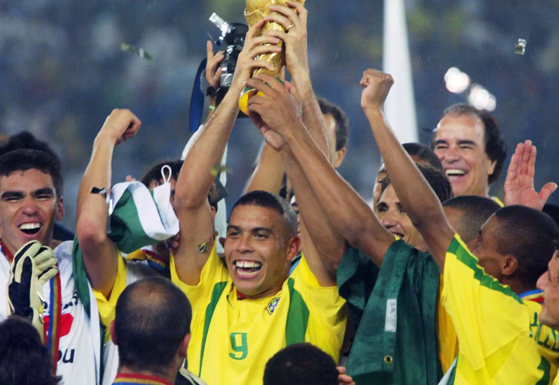 Ronaldo – Brasil. 15 goles en 19 partidos. Participó en los mundiales de 1998, 2002 y 2006. Fue campeón en Corea/Japón 2002.
 Foto: ANDINA/AFP