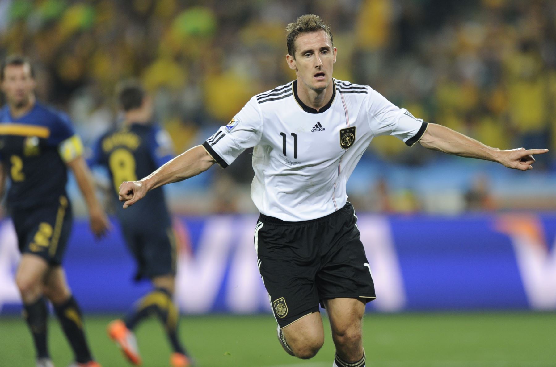 Miroslav Klose – Alemania. 16 goles en 24 partidos. Participó en los mundiales de 2002, 2006, 2010 y 2014. Fue campeón en Brasil 2014. Foto: AFP