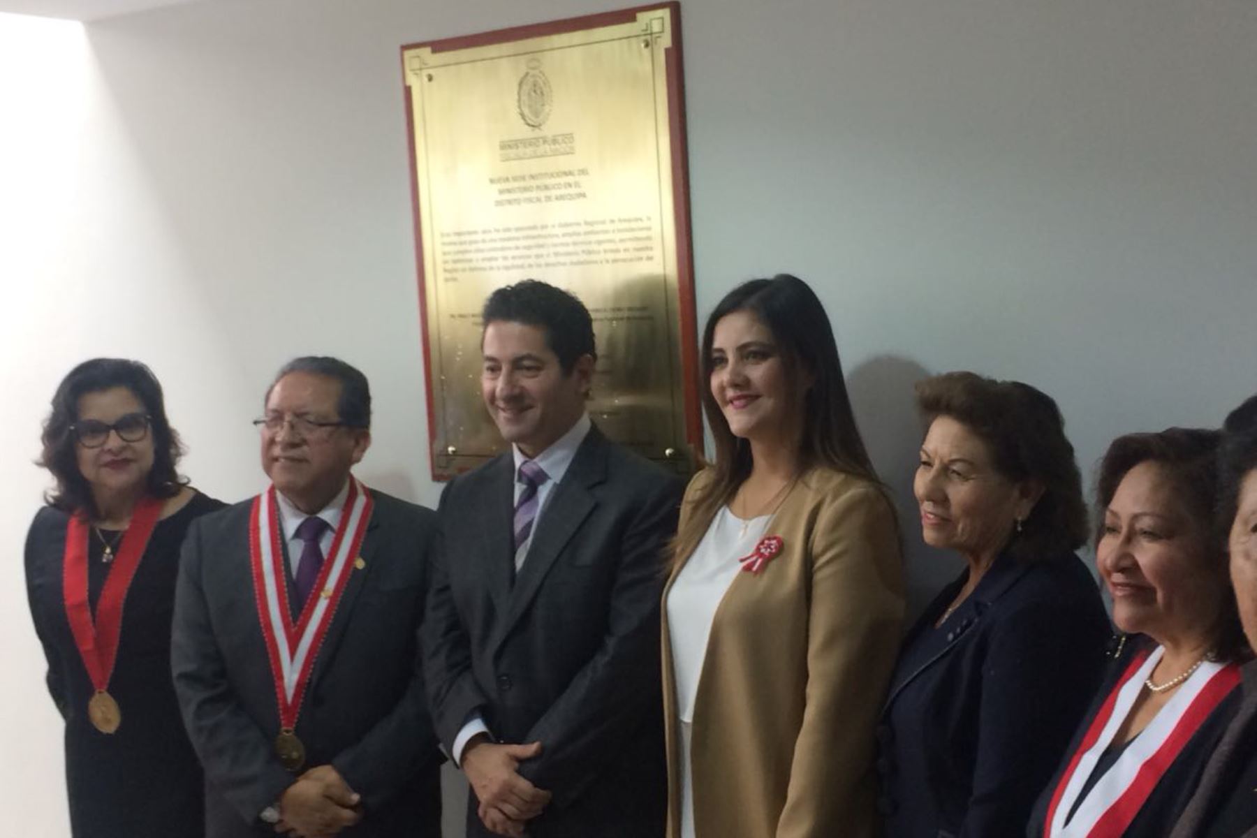 Fiscal de la Nación, Pablo Sánchez, inauguró nueva sede fiscal en Arequipa. Foto: Difusión.