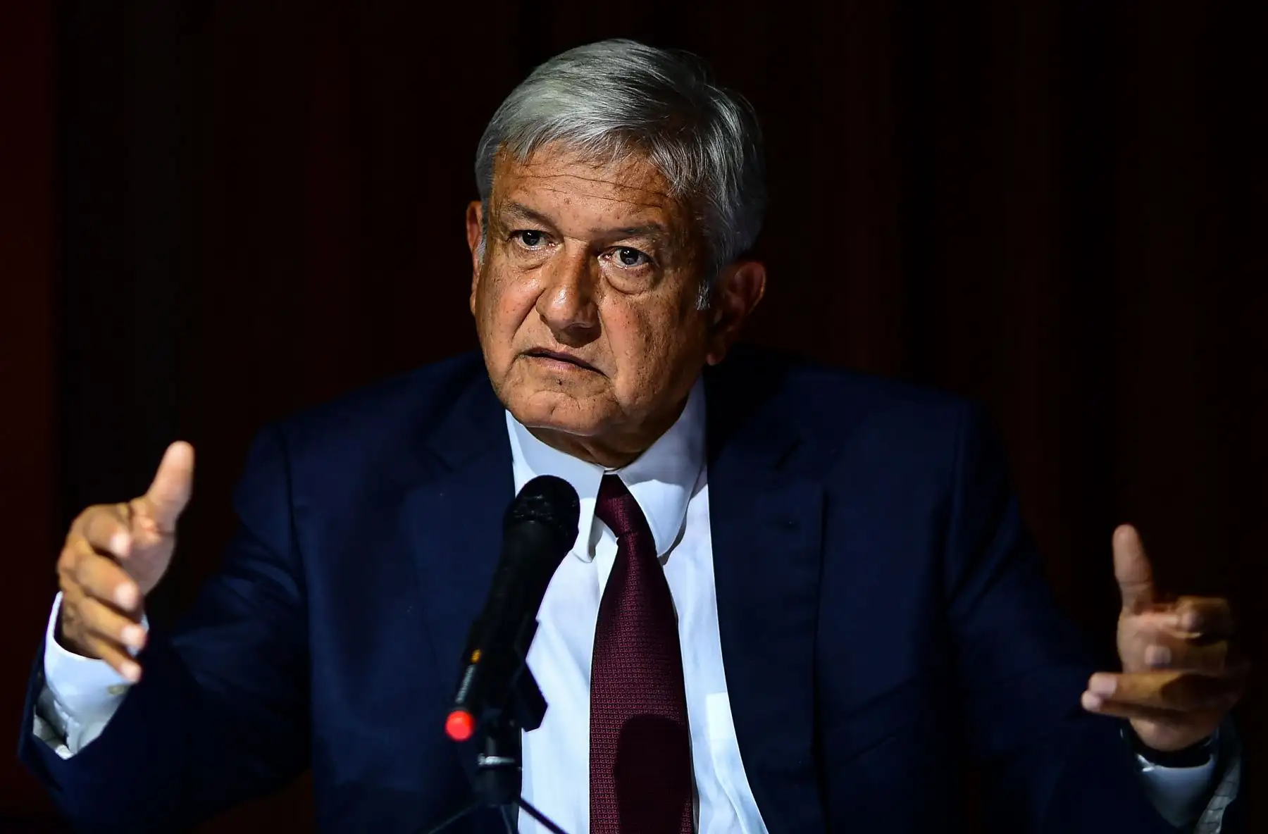 El presidente electo de México, Andrés Manuel López Obrador Foto: AFP