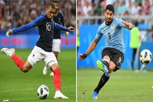 Mbappé y Suárez