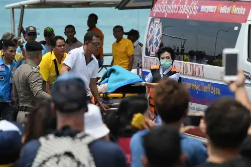 Naufragio en Tailandia Foto: AFP