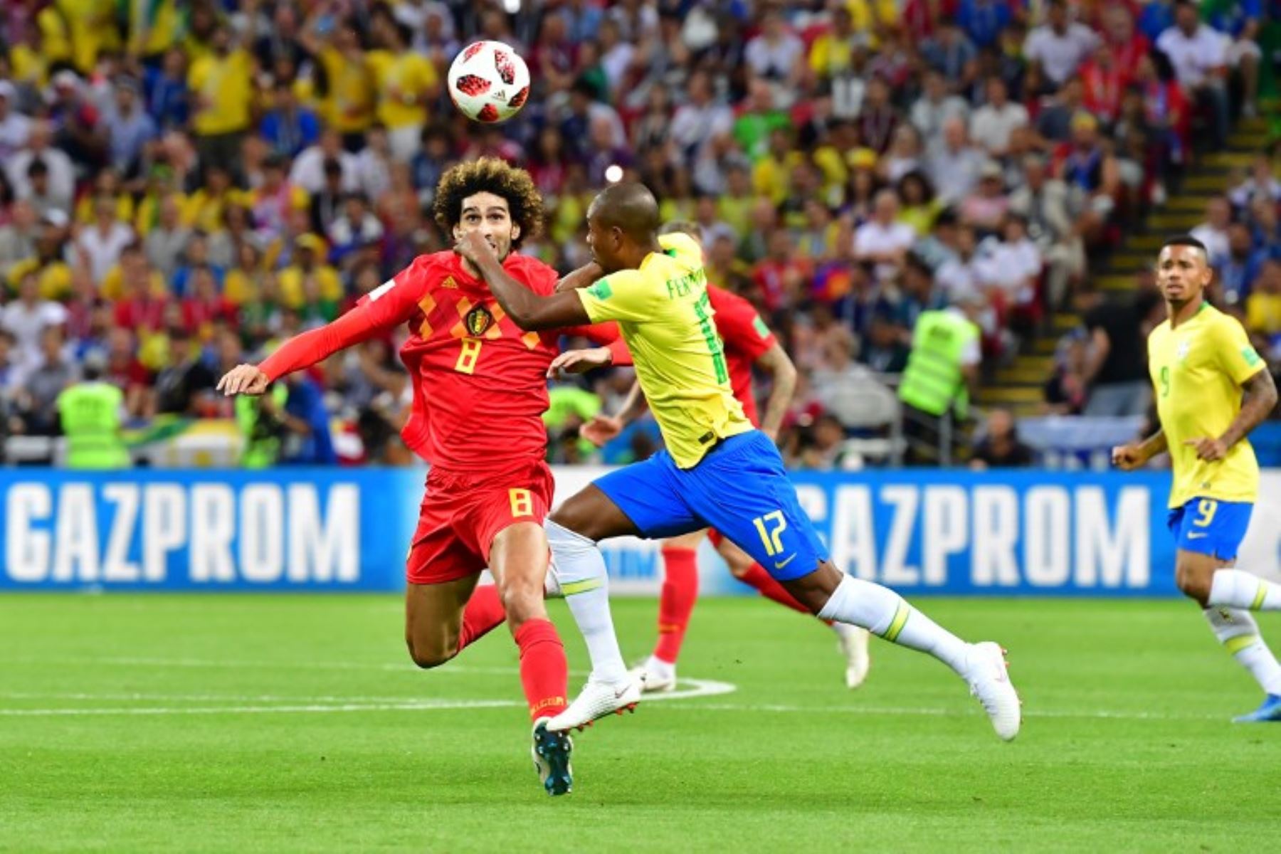 Brasil y Bélgica juegan el segundo partido de cuartos de final en Kazán