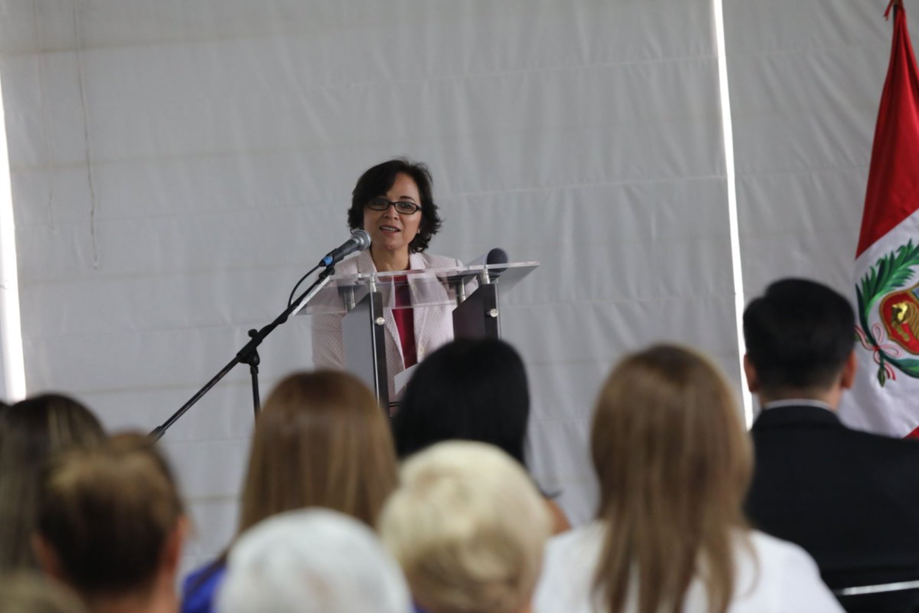 Cecilia Aldave, viceministra de Poblaciones Vulnerables del Ministerio de la Mujer y Poblaciones Vulnerables.