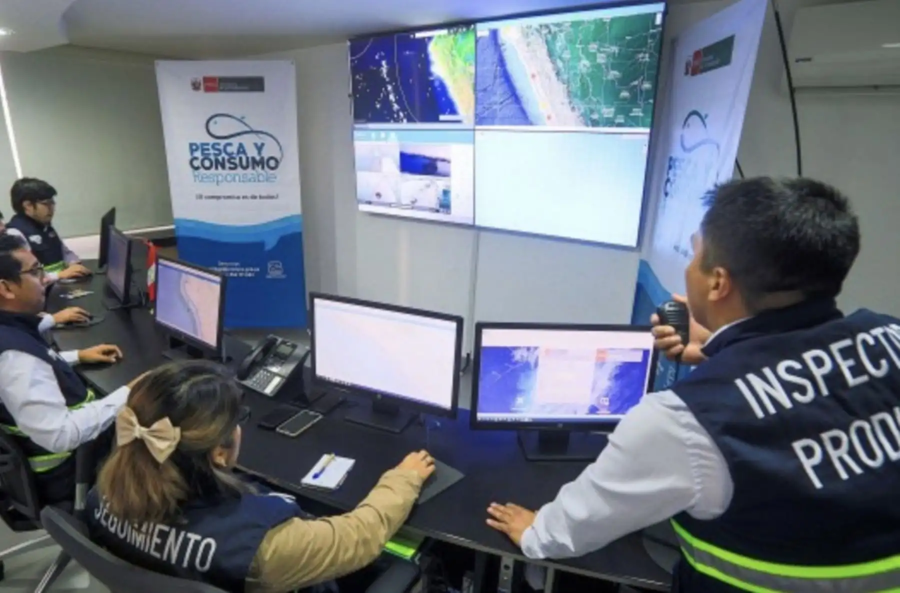 Monitoreo y fiscalización de pesca ilegal. Foto: Cortesía Produce.