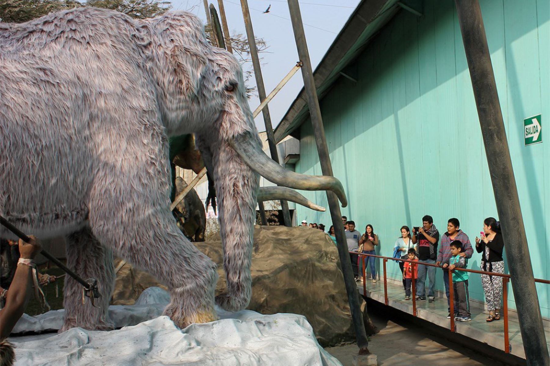 Exposición jurásica en zoológico de Huachipa. Foto: Andina/Difusión