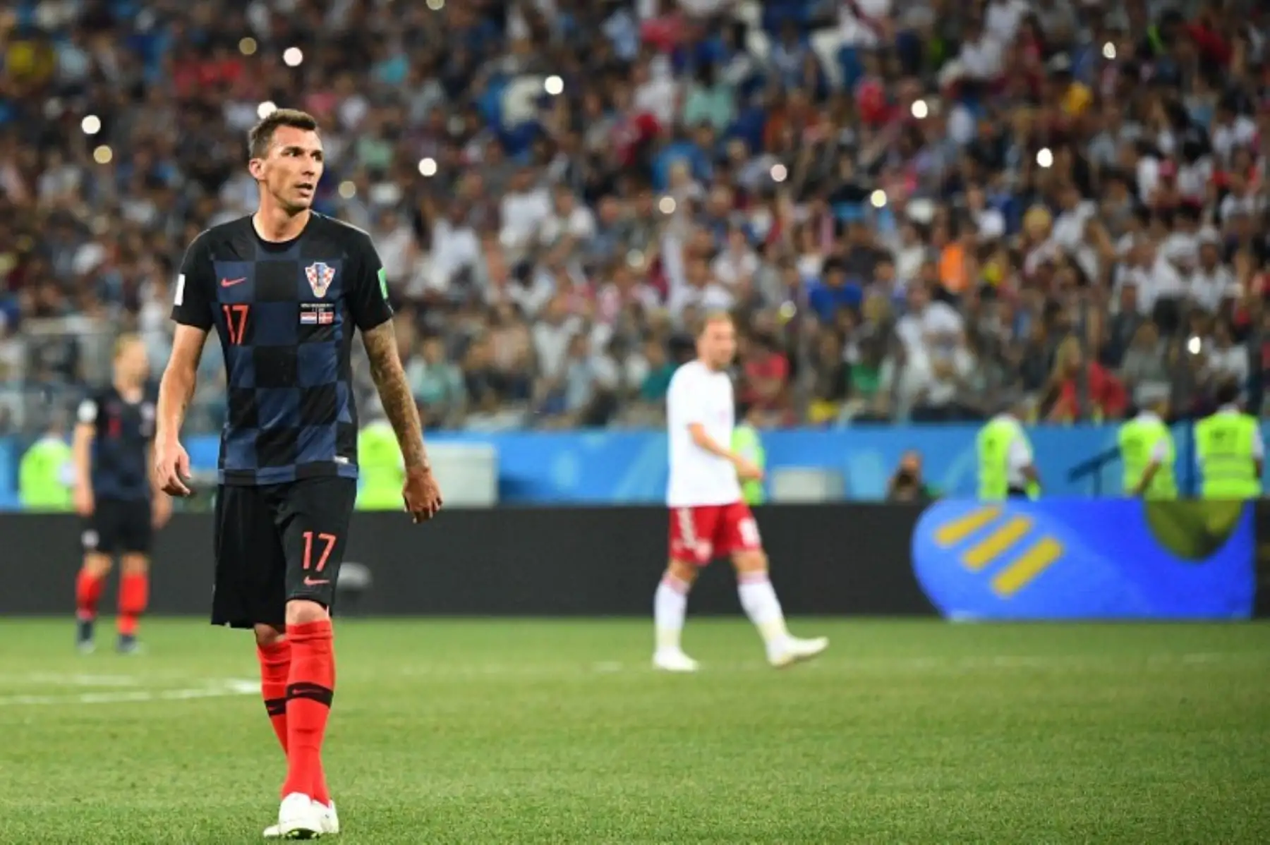 Mandzukic expone entre y lucha en todos los partidos de Croacia