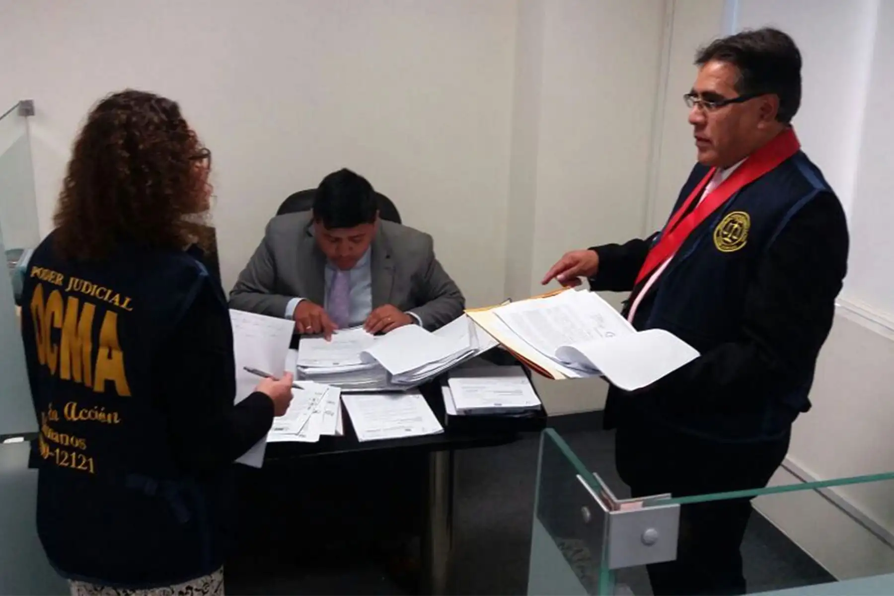 Operativo de la OCMA en la Corte Superior del Callao.