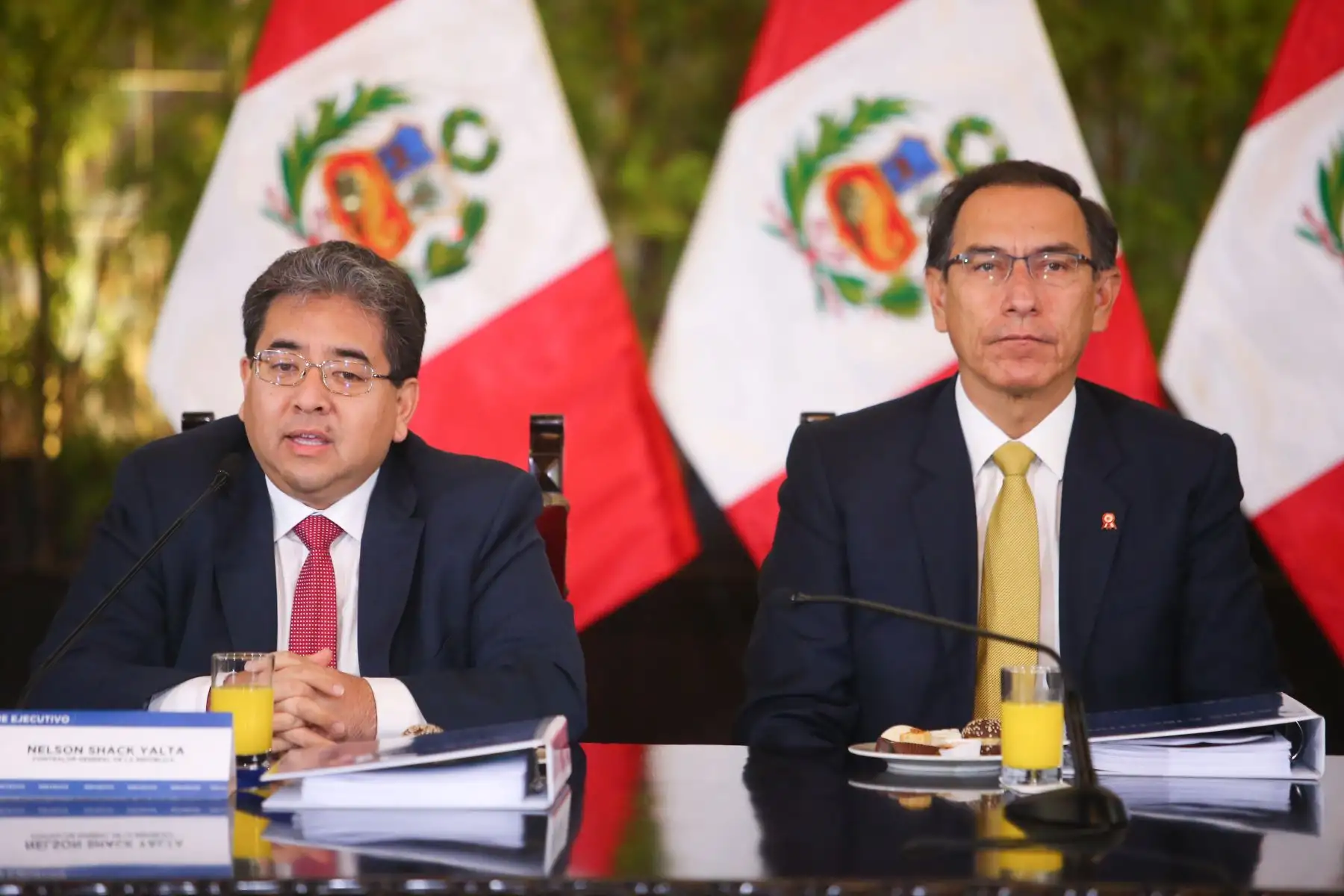 El presidente de la República, Martín Vizcarra, lidera el Octavo GORE-Ejecutivo, que congrega a gobernadores regionales y miembros del Gabinete Ministerial. Foto: ANDINA/Prensa Presidencia
