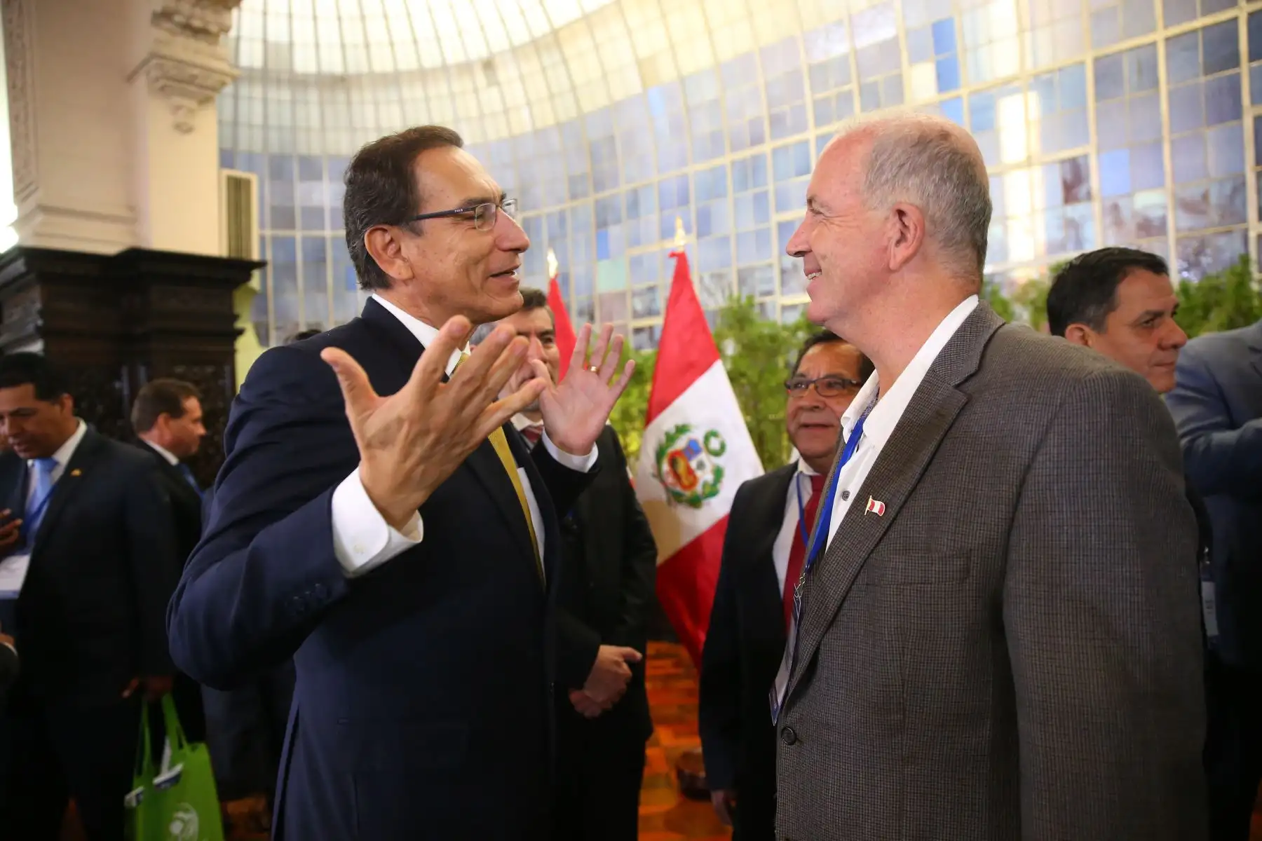 El presidente de la República, Martín Vizcarra, lidera el Octavo GORE-Ejecutivo, que congrega a gobernadores regionales y miembros del Gabinete Ministerial. Foto: ANDINA/Prensa Presidencia