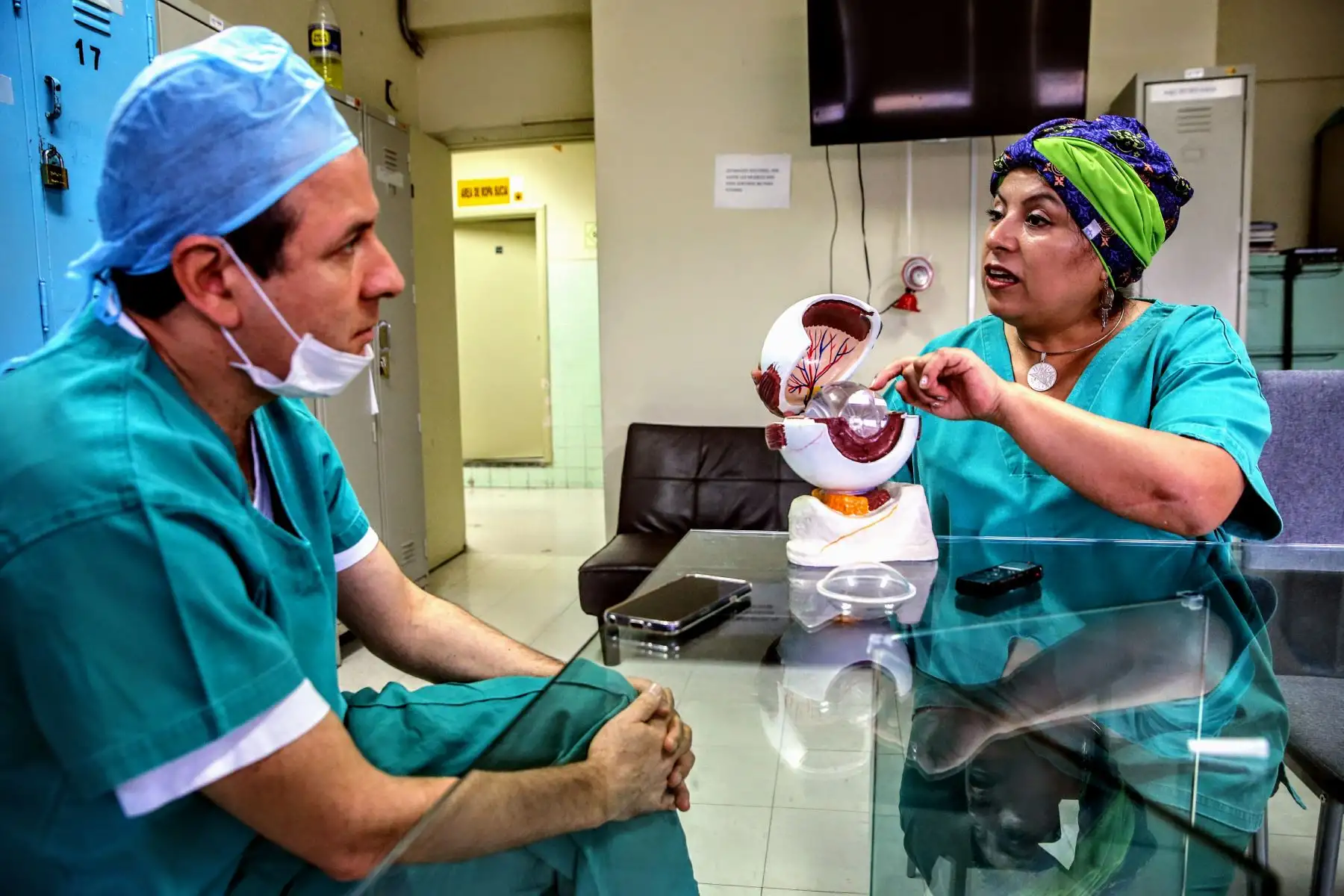 Operación de cataratas en el Hospital del Niño de Breña. Foto: ANDINA/Luis Iparraguirre