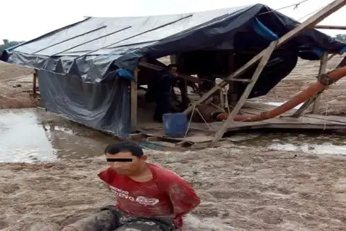 Desarticulan banda Los Dragueros de la Hoyada en operativo contra la minería ilegal en Ucayali