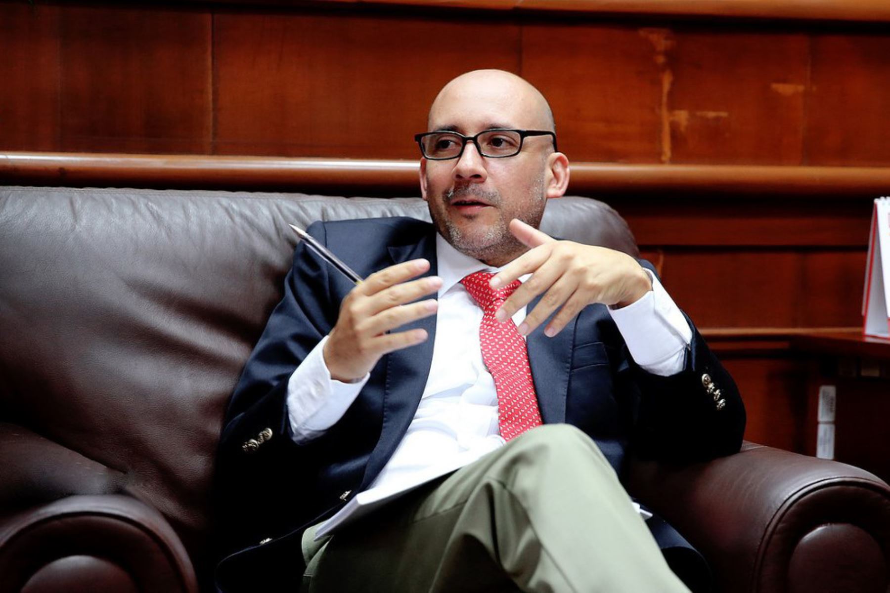Ministro de Trabajo y Promoción del Empleo, Christian Sánchez. Foto: ANDINA/Difusión.