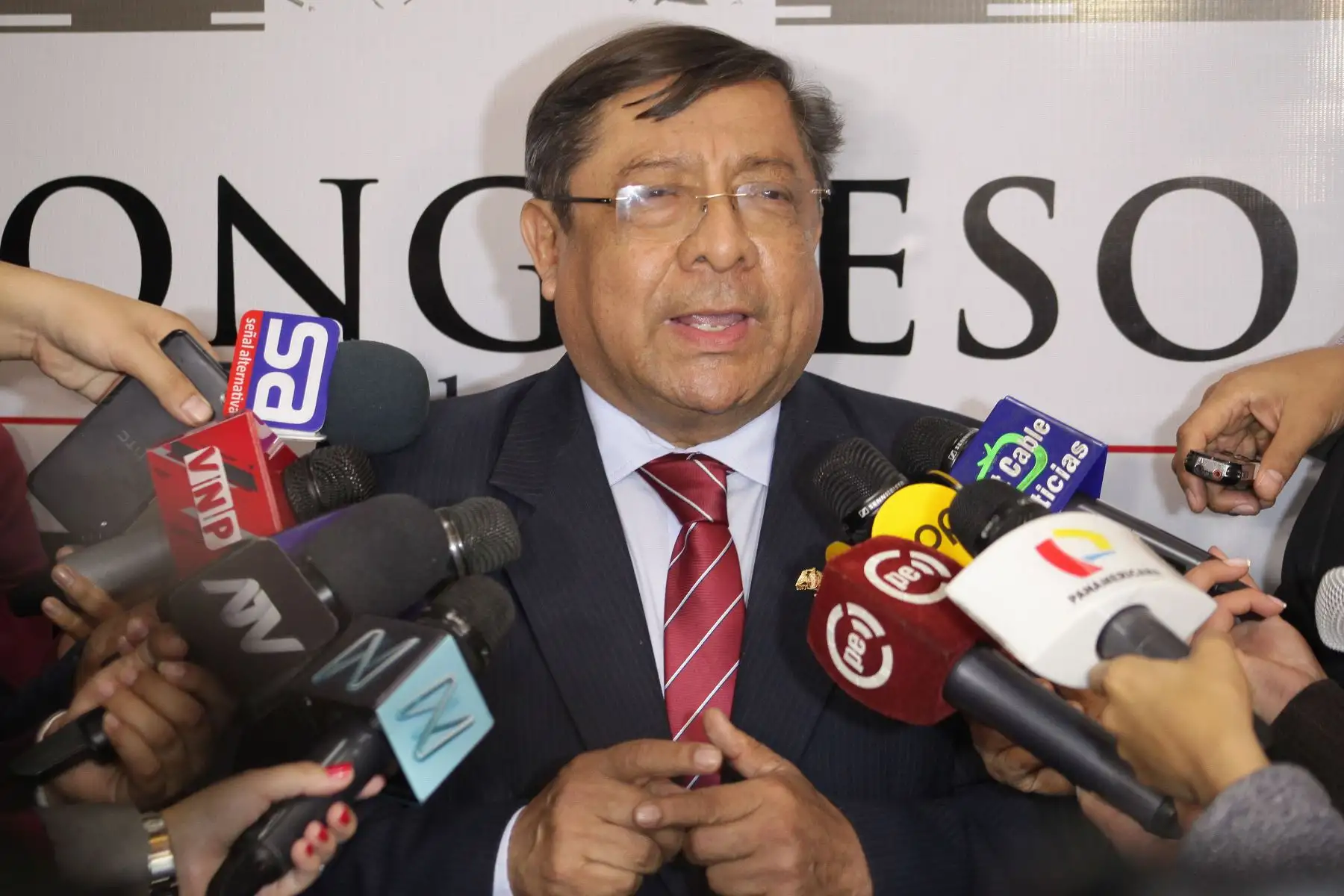 Presidente del CNM, Orlando Velásquez. Foto: ANDINA/Héctor Vinces.
