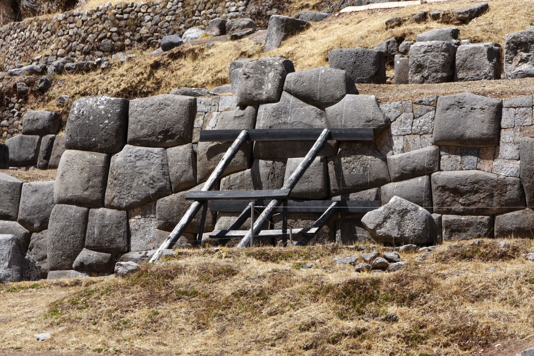 El Parque Arqueológico Sacsayhuamán  cuenta con sitios arqueológicos, entre los cuales destacan Qenqo, Tambomachay, Kallachaca, Patallaqta y Amaro–Markahuasi. Foto: ANDINA/Percy Hurtado
