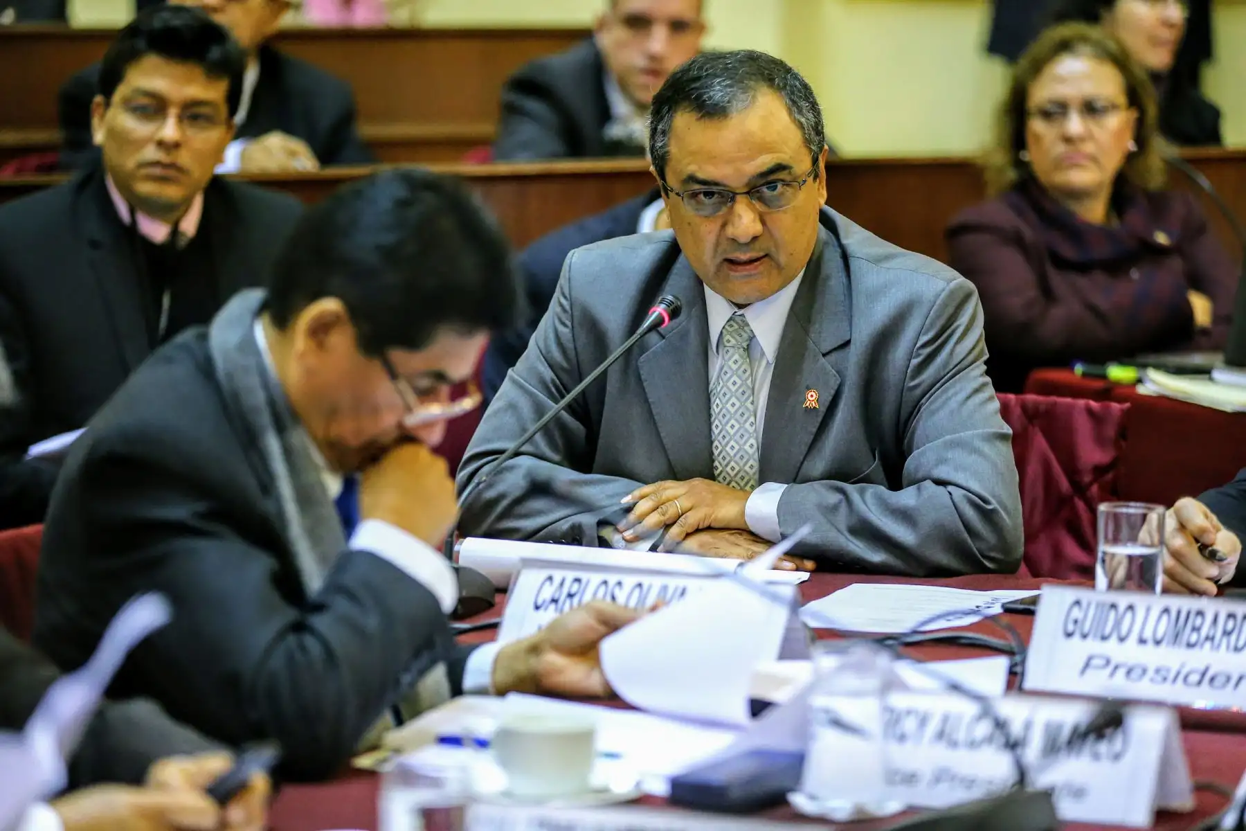 Ministro de Economía y Finanzas, Carlos Oliva. ANDINA/Luis Iparraguirre