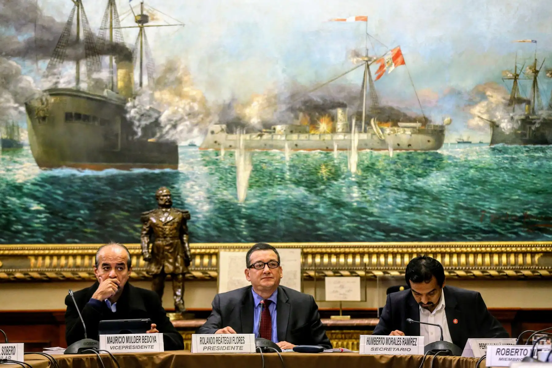 Comisión de Fiscalización del Congreso de la República, sesiona sobre el caso de los audios de los magistrados del Consejo Nacional de la Magistratura. Foto: ANDINA/Luis Iparraguirre