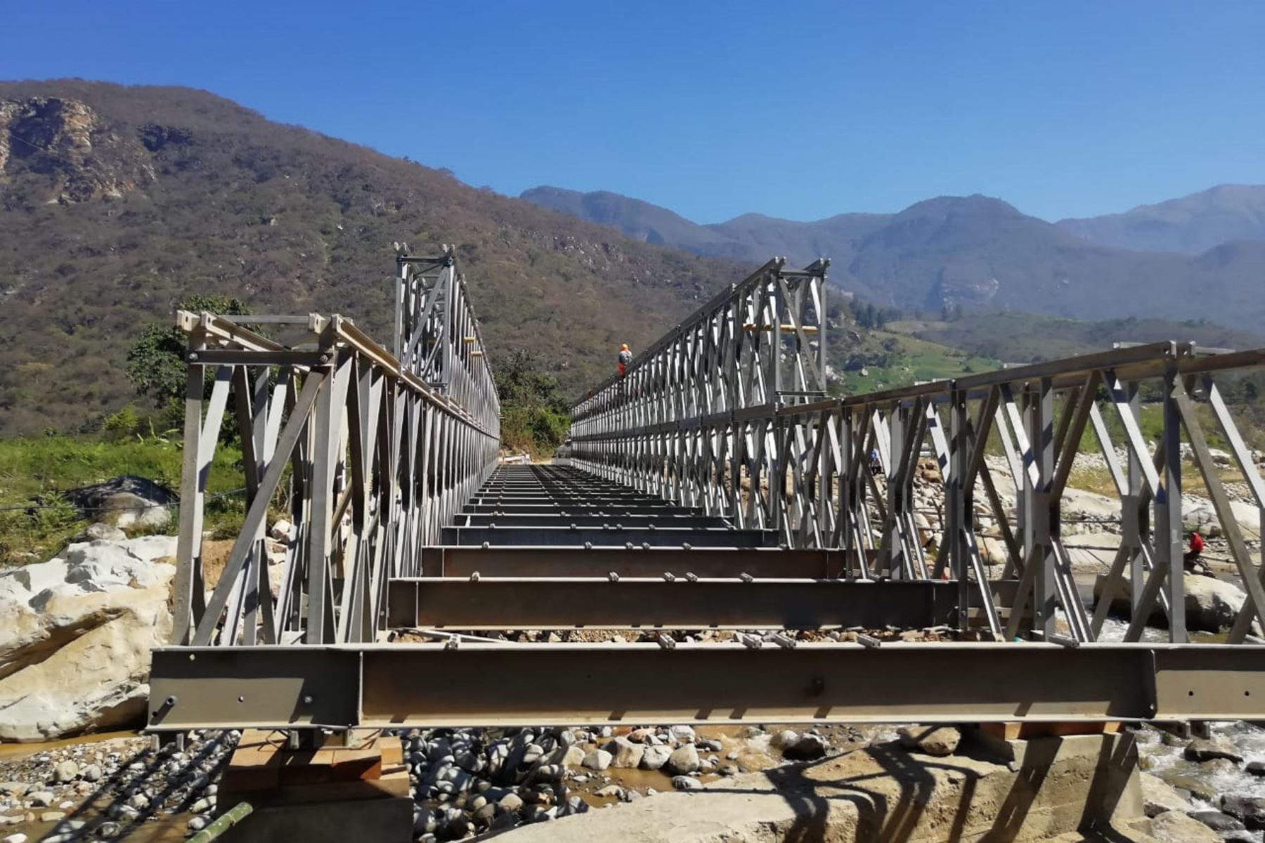 Este año se instalarán 98 puentes modulares en 10 regiones afectadas por El Niño Costero, reafirmó el MTC. Foto: ANDINA/Difusión
