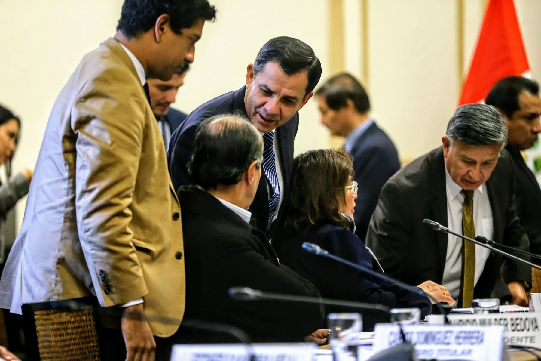 Comisión de Fiscalización del Congreso de la República, sesiona sobre el caso de los audios de los magistrados del Consejo Nacional de la Magistratura. Foto: ANDINA/Luis Iparraguirre