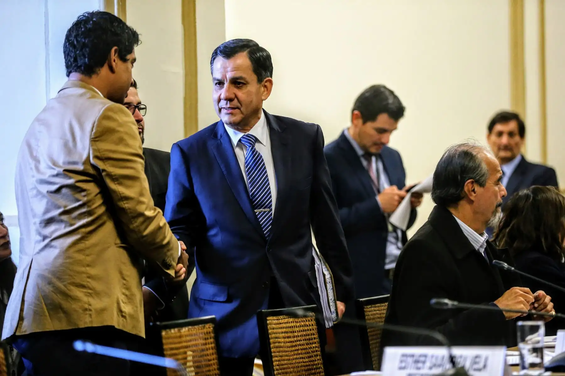 Comisión de Fiscalización del Congreso de la República, sesiona sobre el caso de los audios de los magistrados del Consejo Nacional de la Magistratura. Foto: ANDINA/Luis Iparraguirre