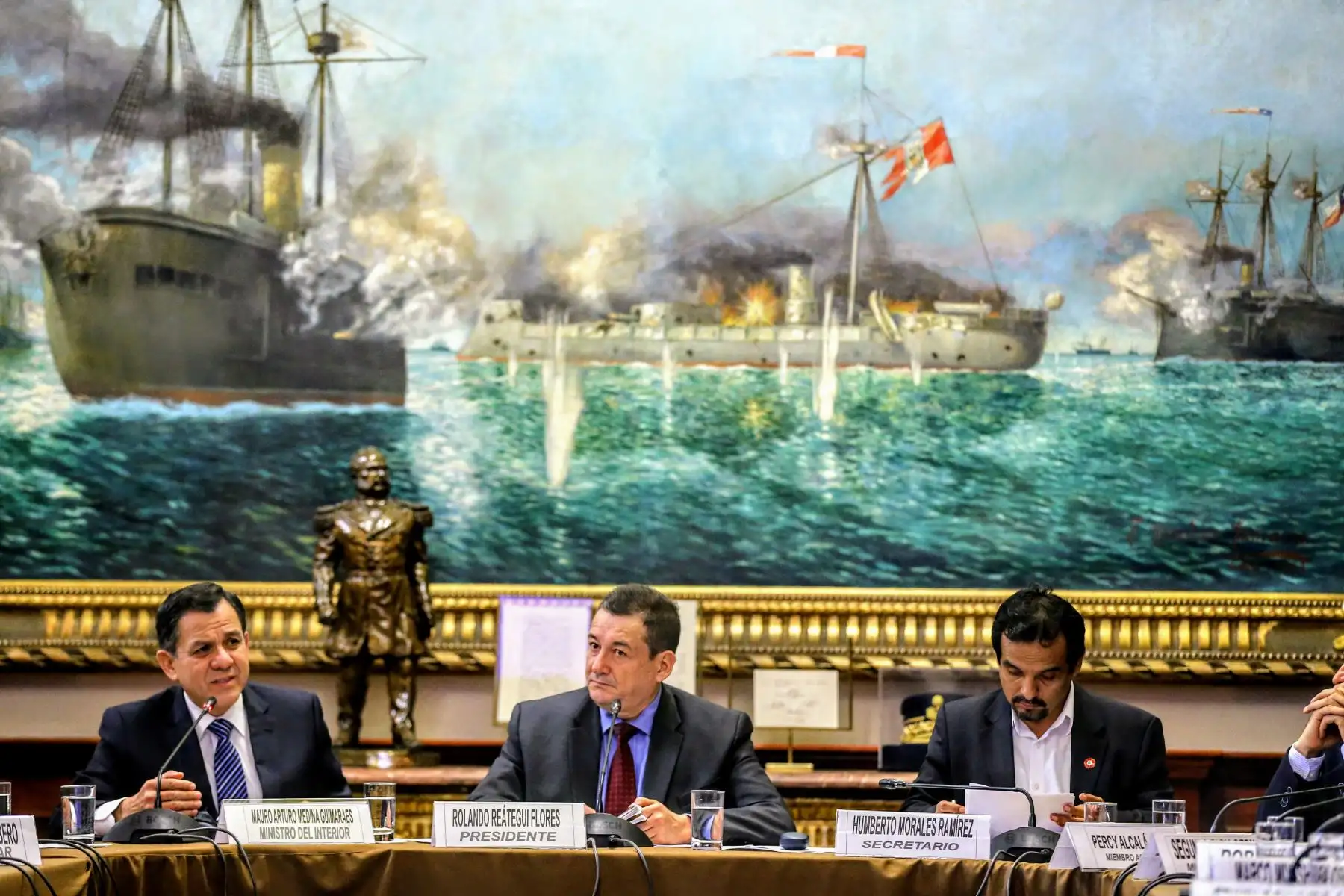 Comisión de Fiscalización del Congreso de la República, sesiona sobre el caso de los audios de los magistrados del Consejo Nacional de la Magistratura. Foto: ANDINA/Luis Iparraguirre