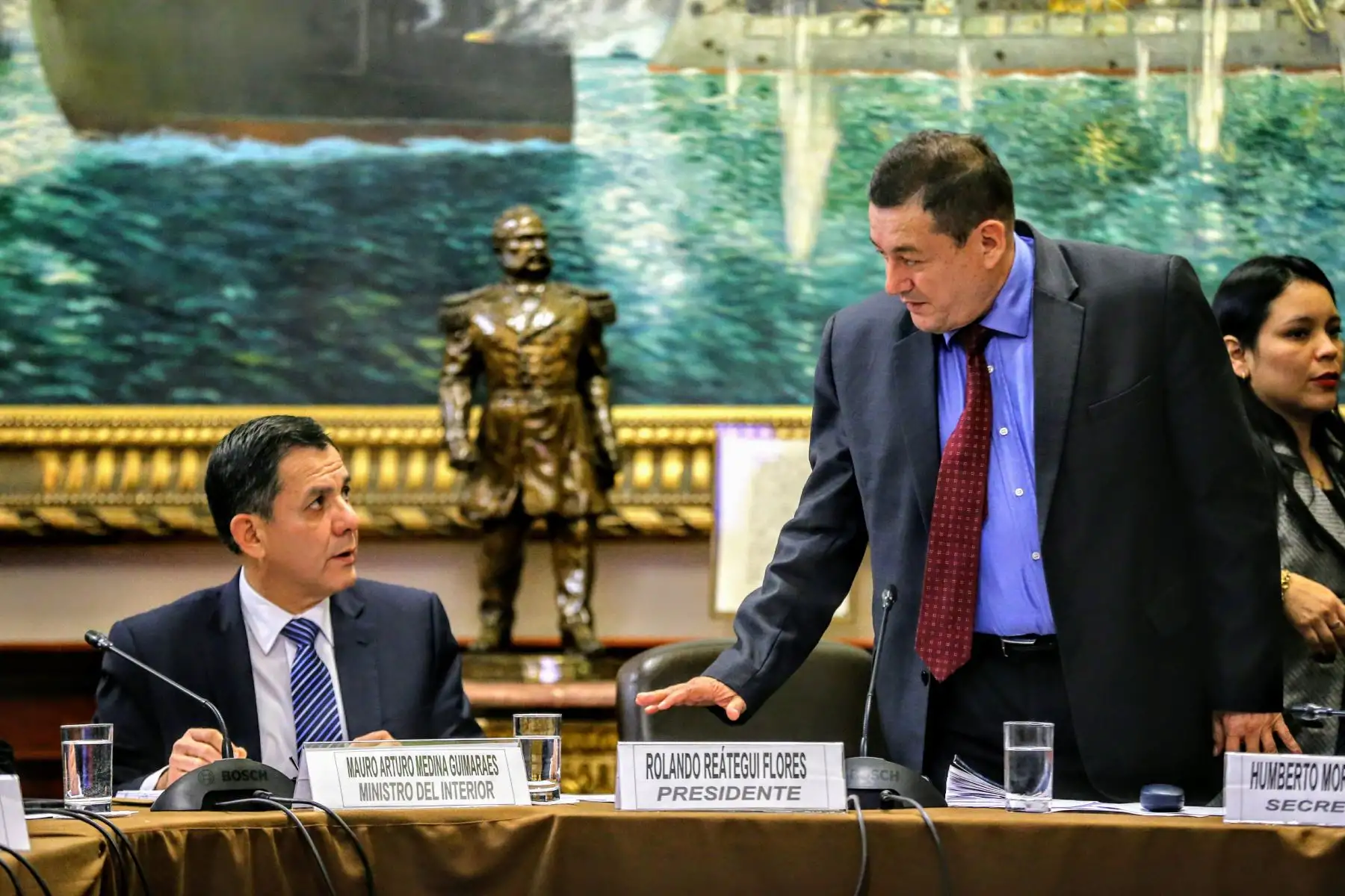 Comisión de Fiscalización del Congreso de la República, sesiona sobre el caso de los audios de los magistrados del Consejo Nacional de la Magistratura. Foto: ANDINA/Luis Iparraguirre